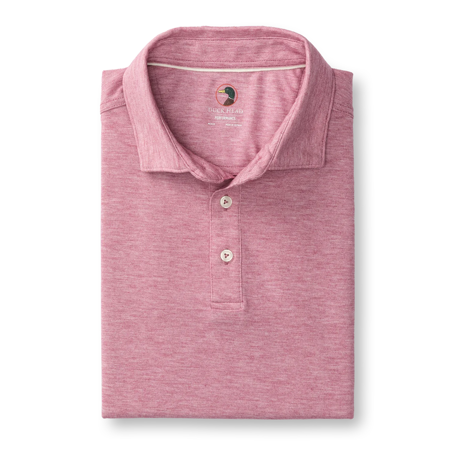 Duck Head - Summerford Performance Pique Polo Solid (Violet Quartz Heather)