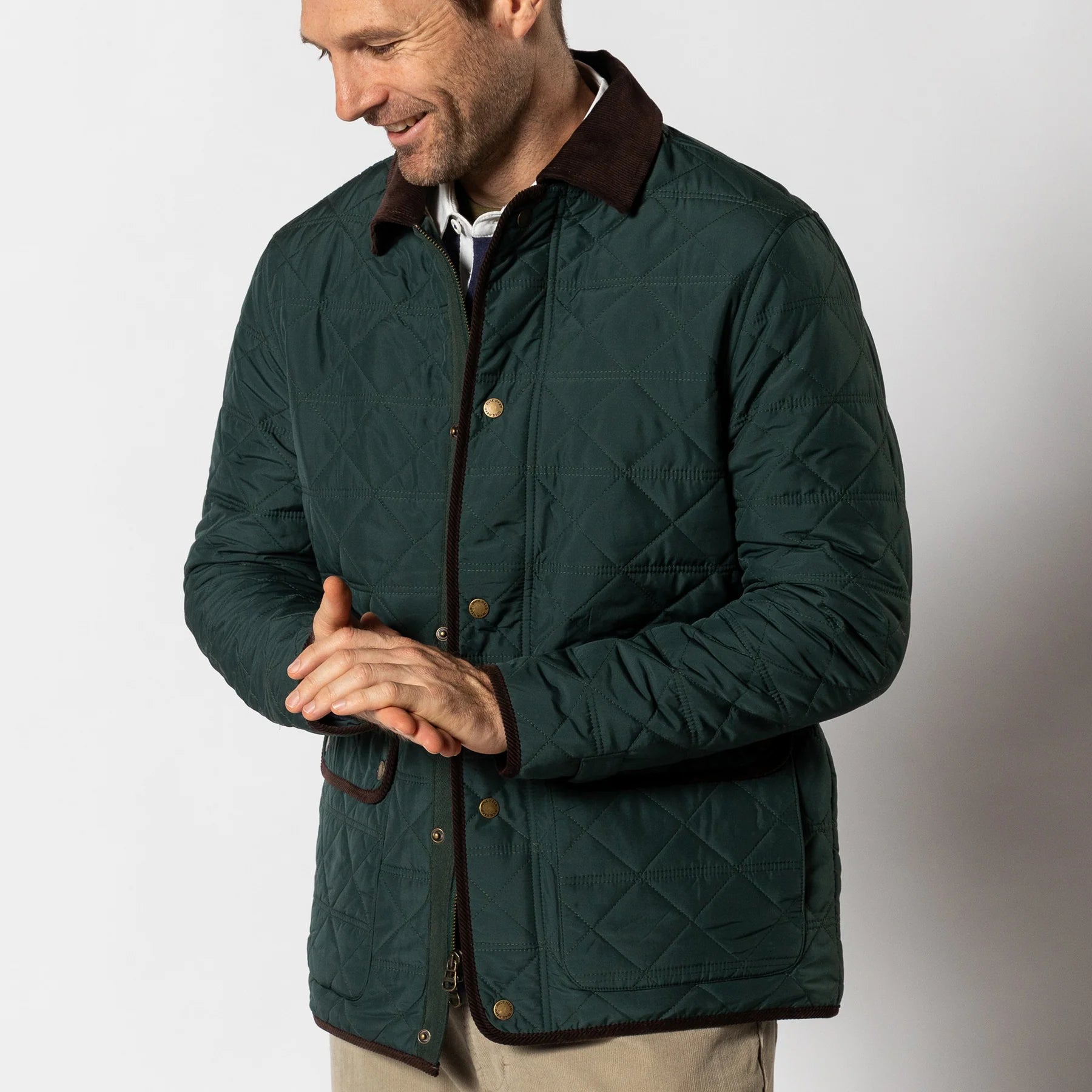 Duck Head - Fremont Lodge Performance Quilted Jacket (Spruce Green)