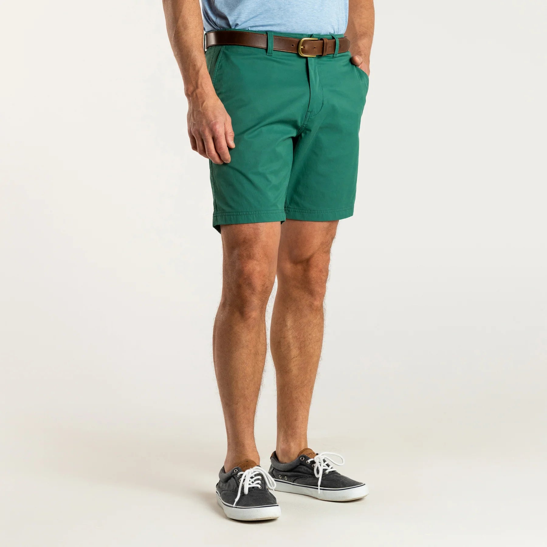 Duck Head Harbor Performance Short 8" - Spruce Green