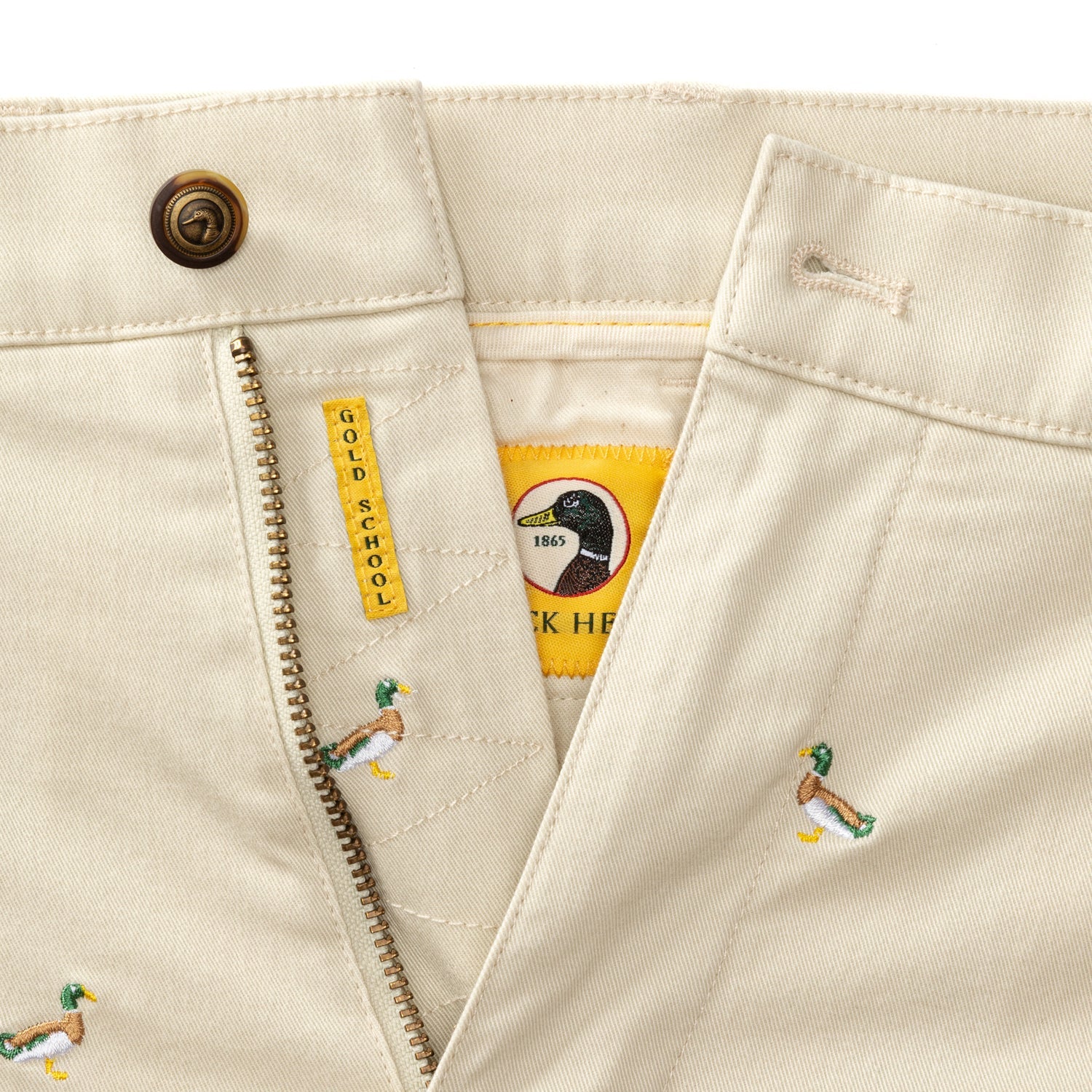 Duck Head - Classic Fit Gold School Chino (Emb Stone) FINAL SALE