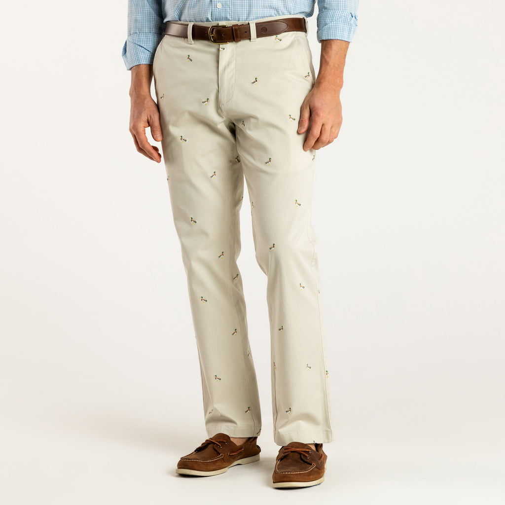 Duck Head - Classic Fit Gold School Chino (Emb Stone)