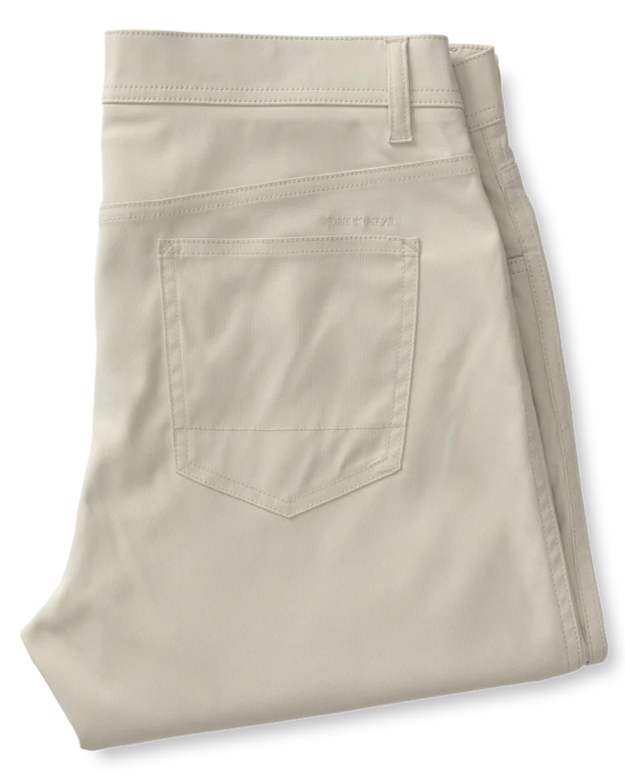 Duck Head - Long Drive Performance Five-Pocket Pant (Stone)