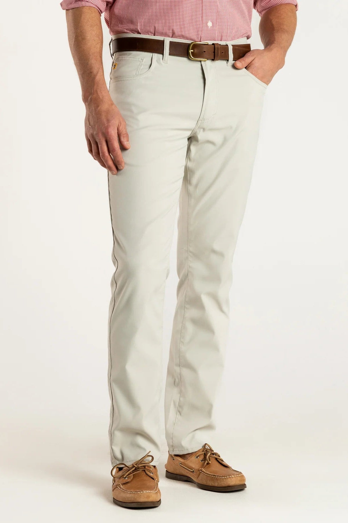 Duck Head - Long Drive Performance Five-Pocket Pant (Stone)