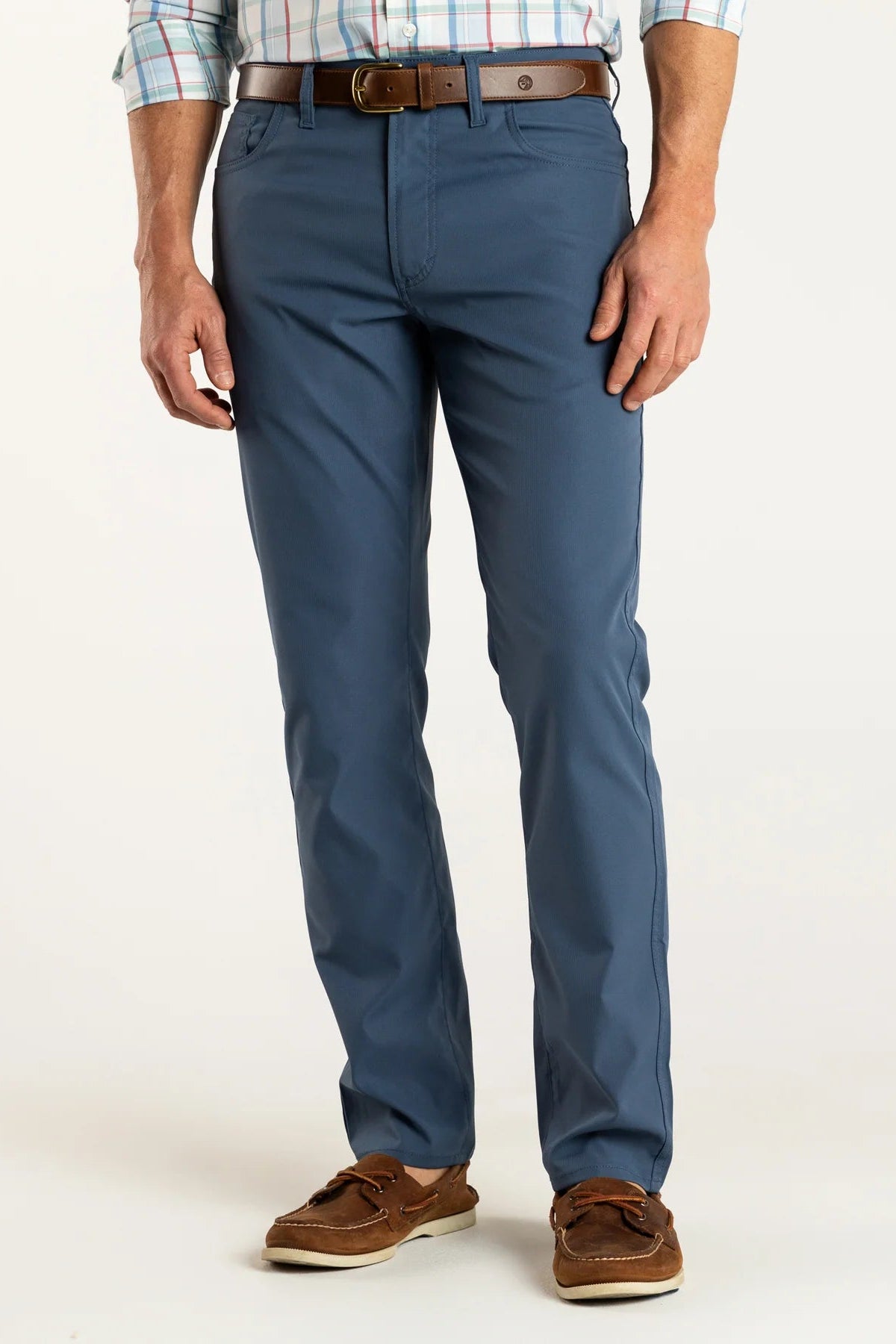 Duck Head - Long Drive Performance 5-Pocket Pant (Indigo Blue)