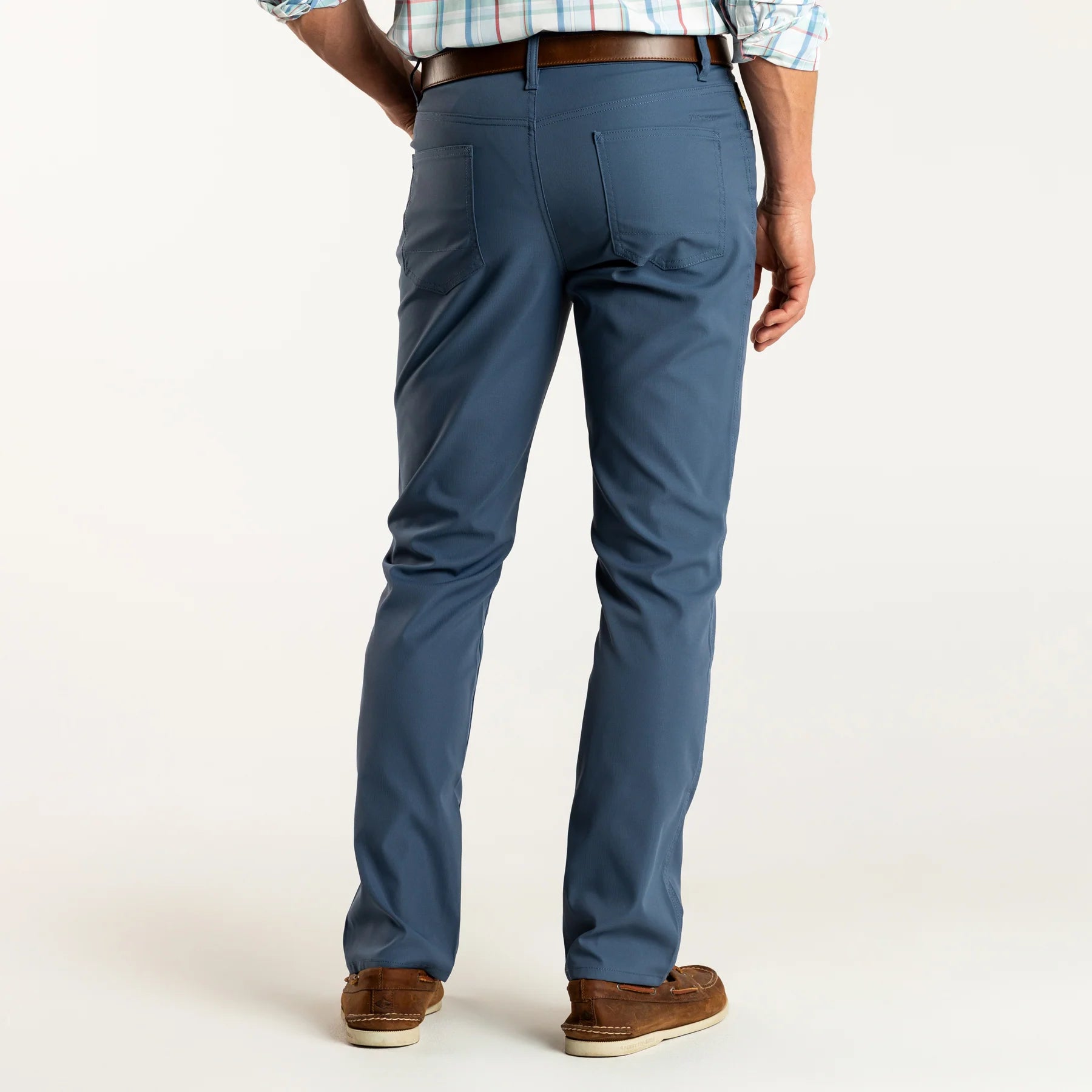 Duck Head - Long Drive Performance 5-Pocket Pant (Indigo Blue)