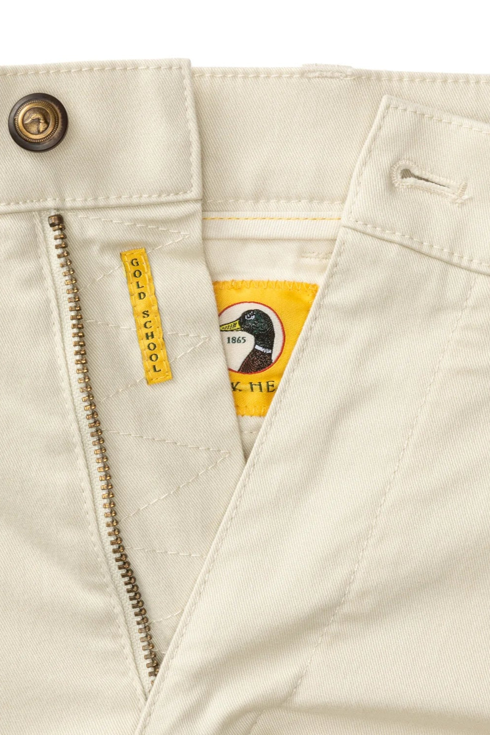 Duck Head - Classic Fit Gold School Chino (Stone Gold Patch)
