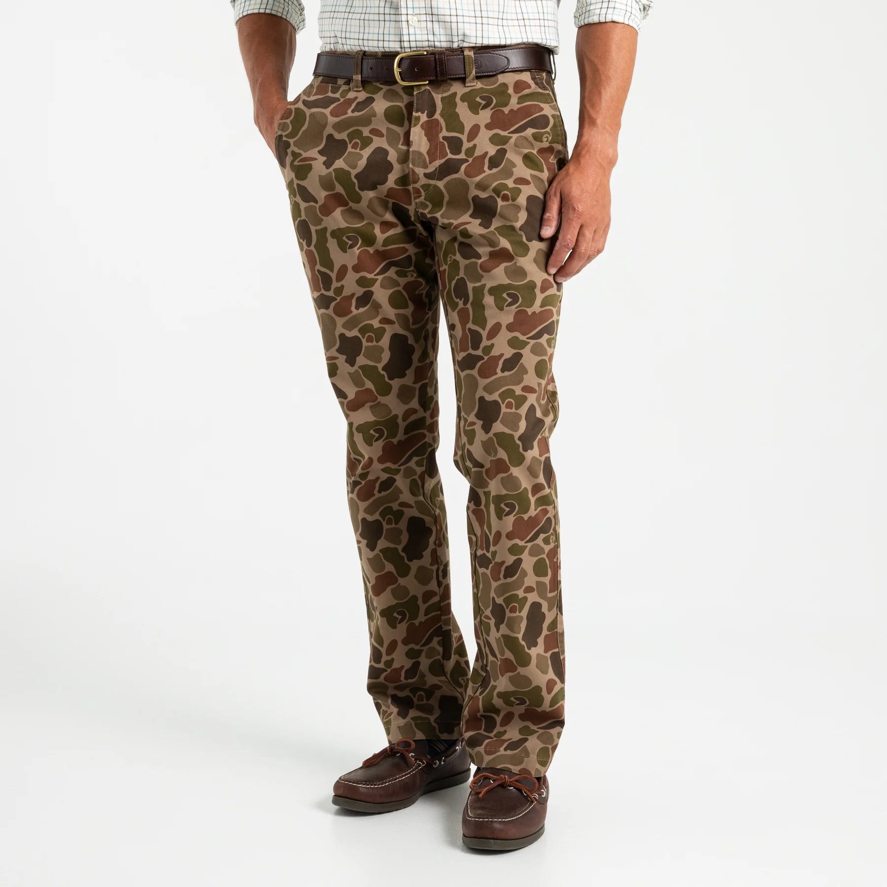 Duck Head - Classic Fit Gold School Chino (Toasted Khaki Camo)