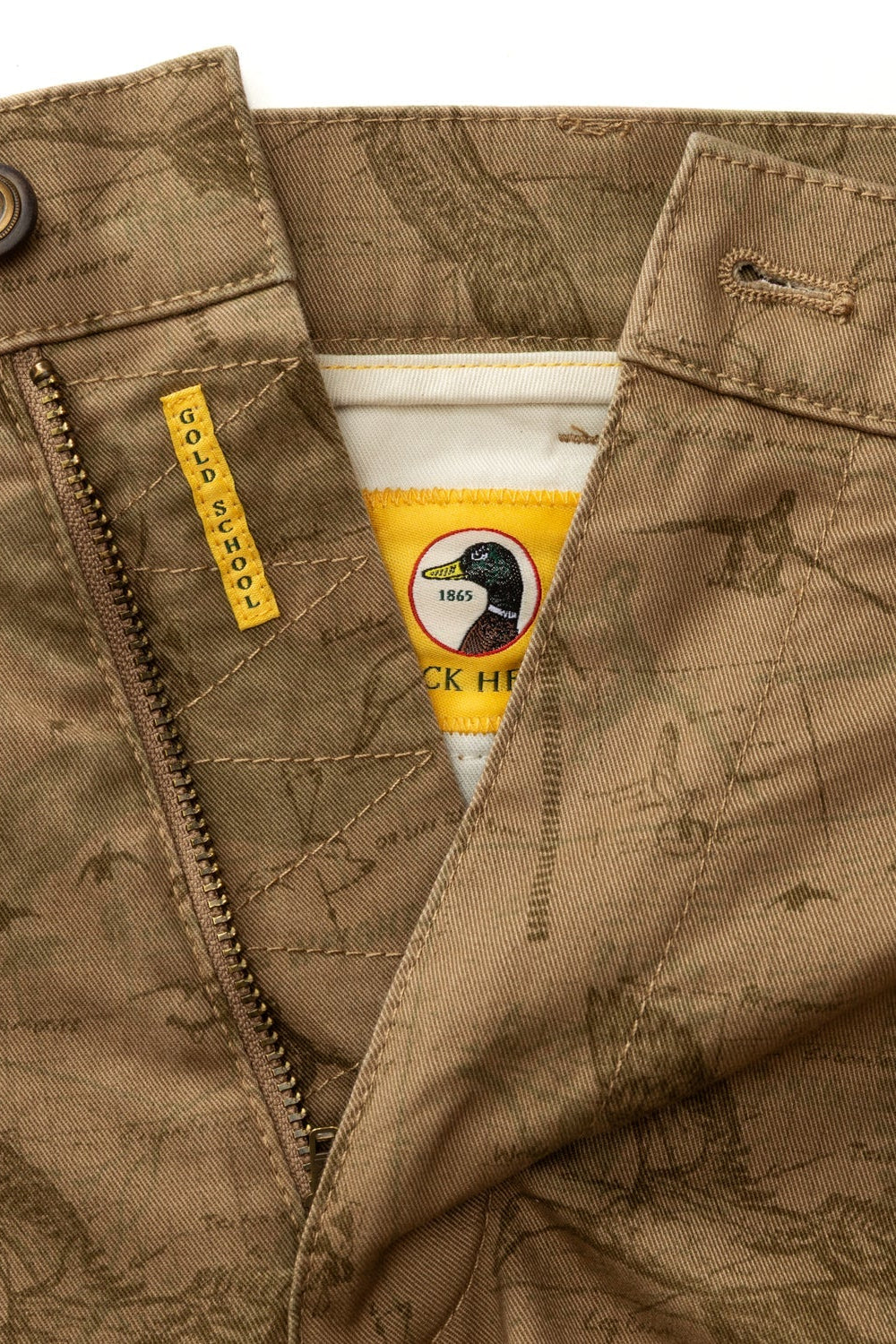 Duck Head - Classic Fit Gold School Chino (Mallard Blueprint)