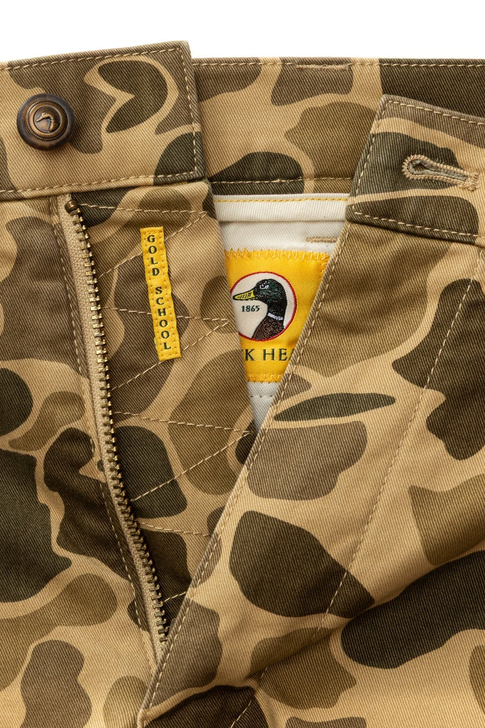 Duck Head - Classic Fit Gold School Chino (Original Khaki Camo)