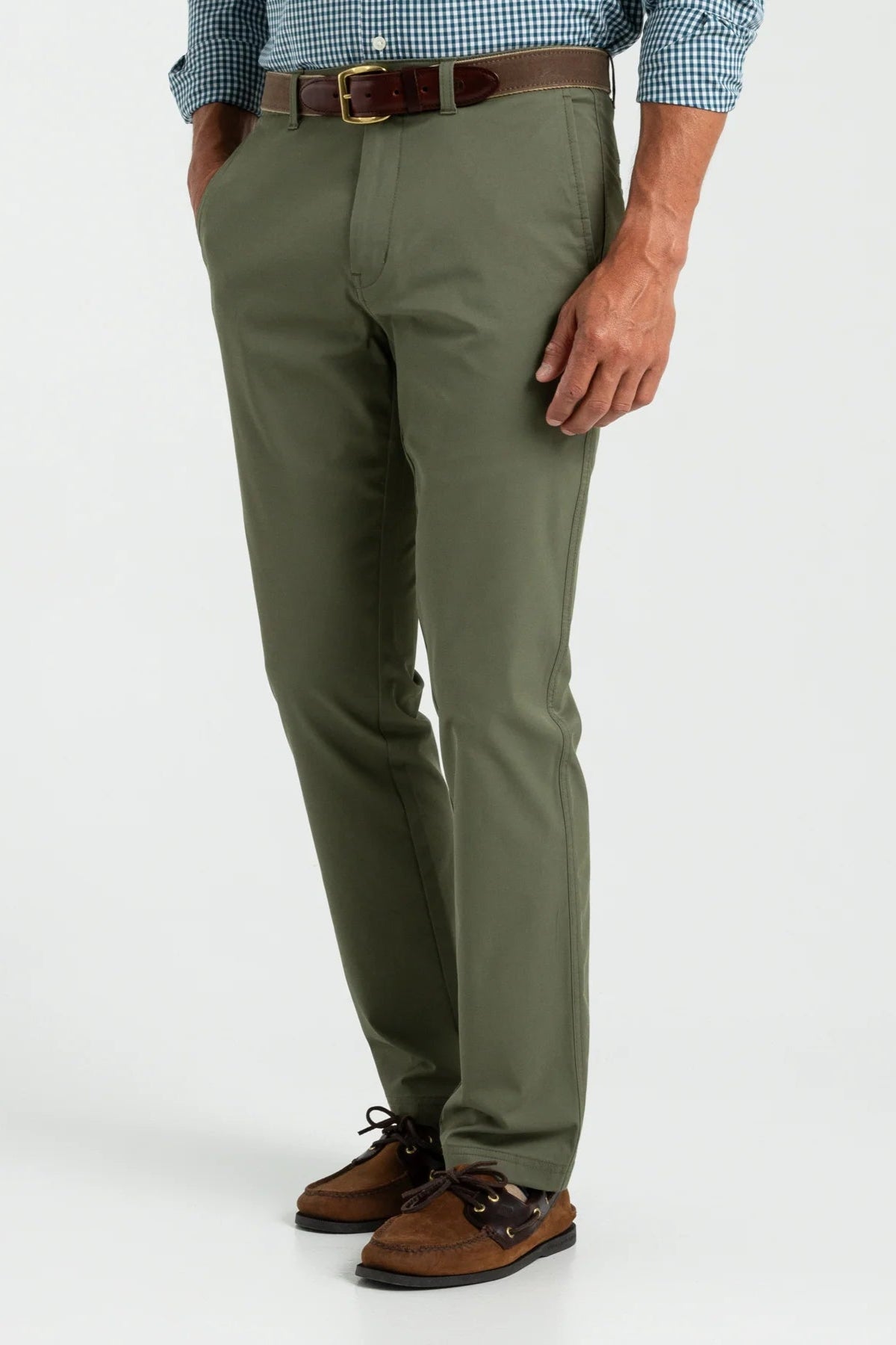 Duck Head - Harbor Performance Chino (Deep Lichen Olive)