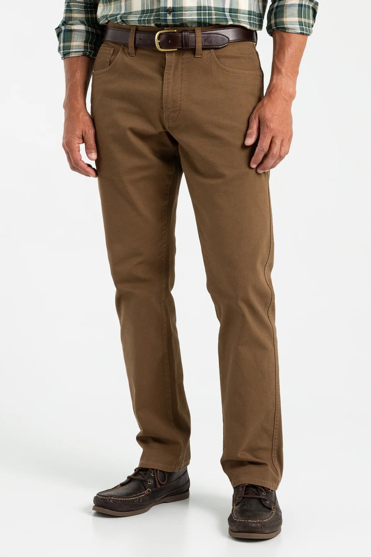 Duck Head - Pinpoint Canvas Five-Pocket Pant (Umber Brown)