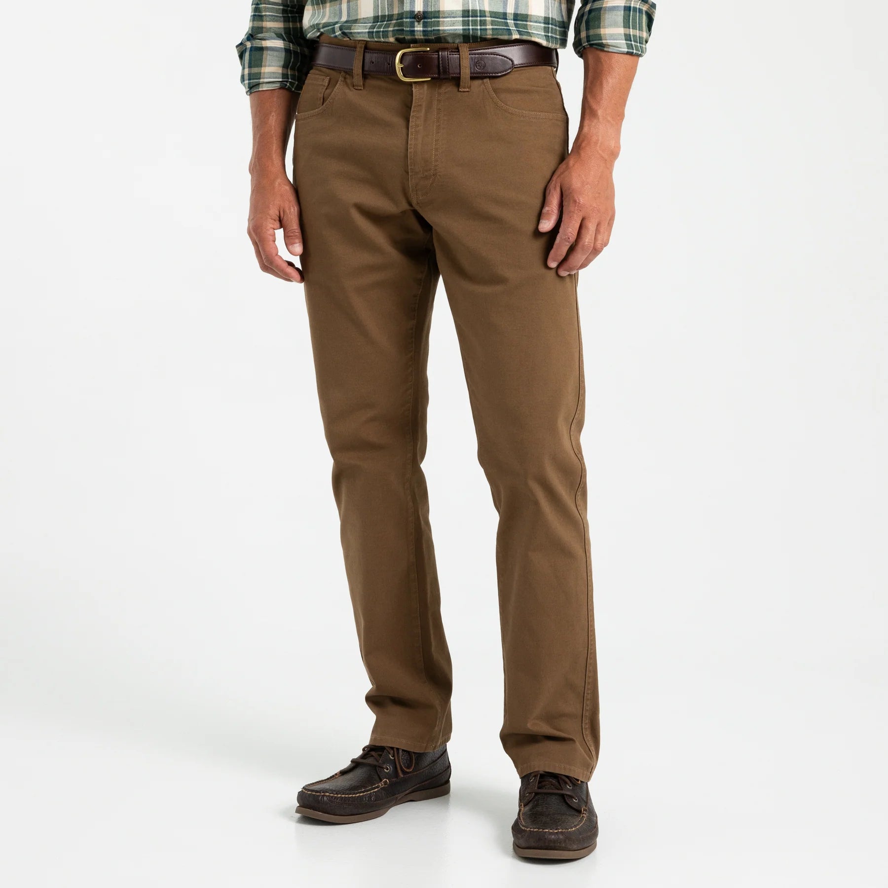 Duck Head - Pinpoint Canvas Five-Pocket Pant (Umber Brown)