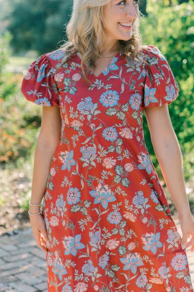 Marigold - Clara Dress (Scarlet Meadow)