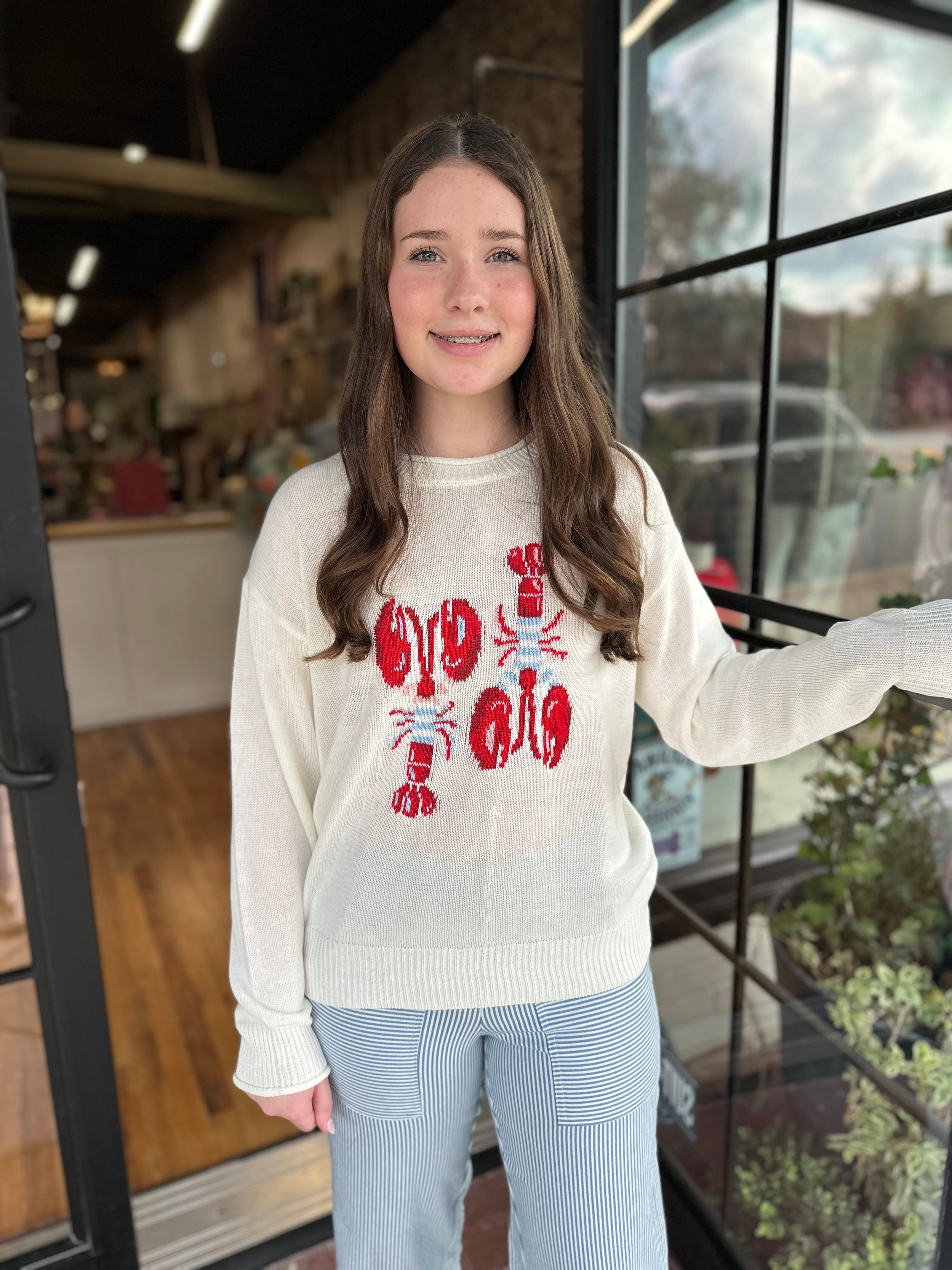 Lobster Sweater - Ivory