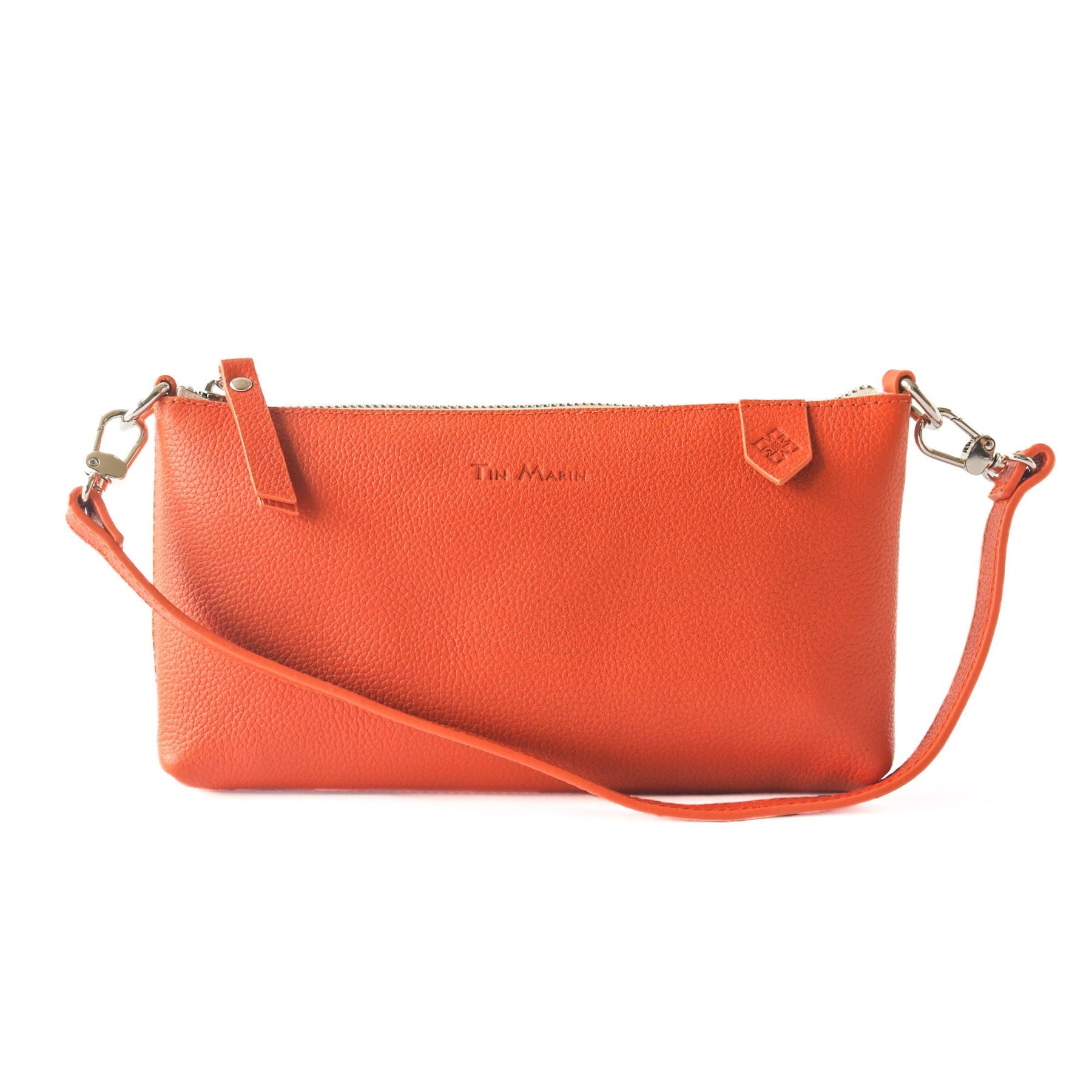 Elia Multiway Leather Shoulder Bag - Blood Orange *Final Sale*