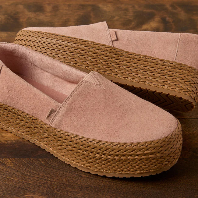 TOMS - Valencia Platform Espadrille (Light Pink)