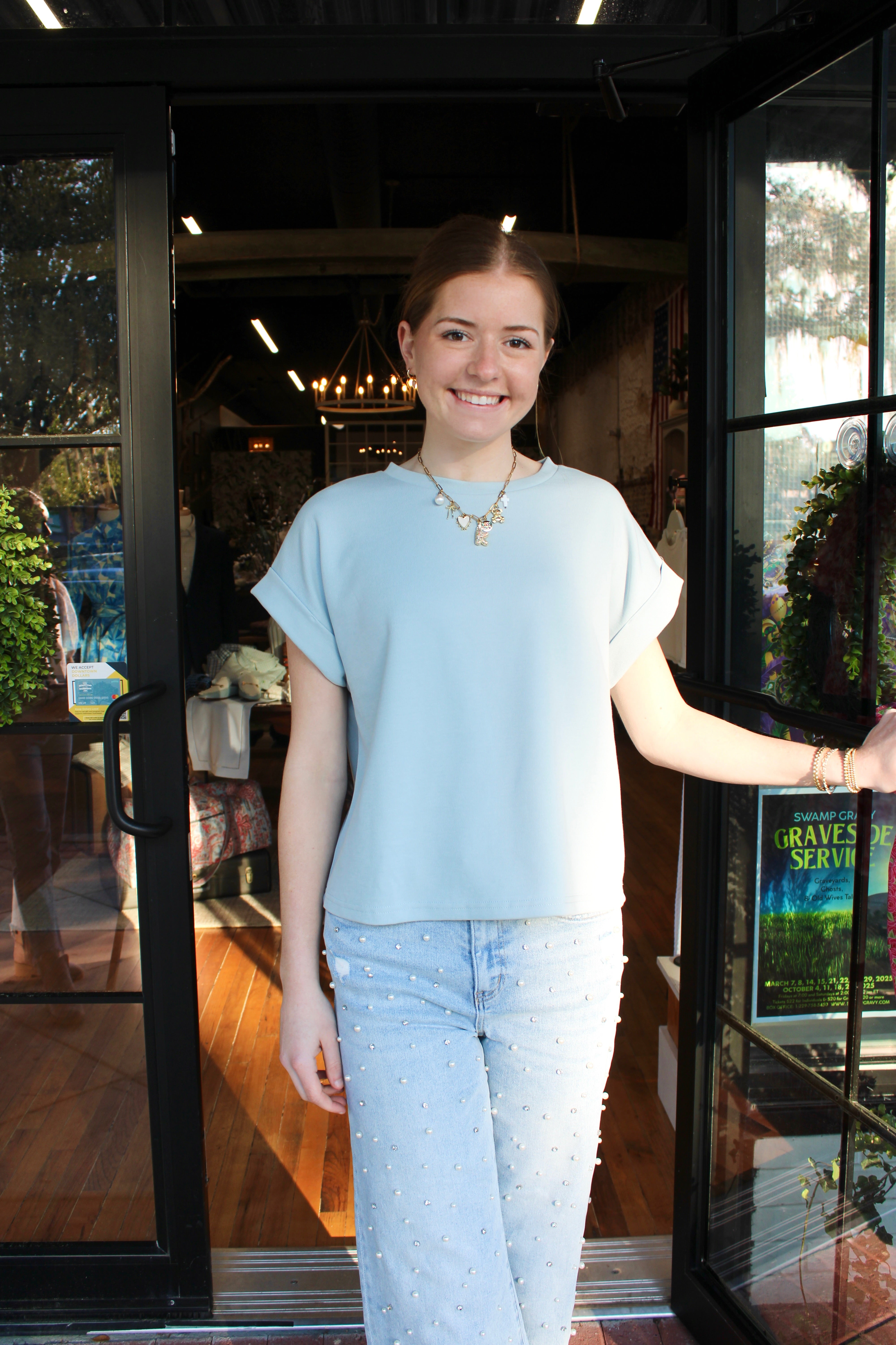 Soft Staple Top | Light Blue