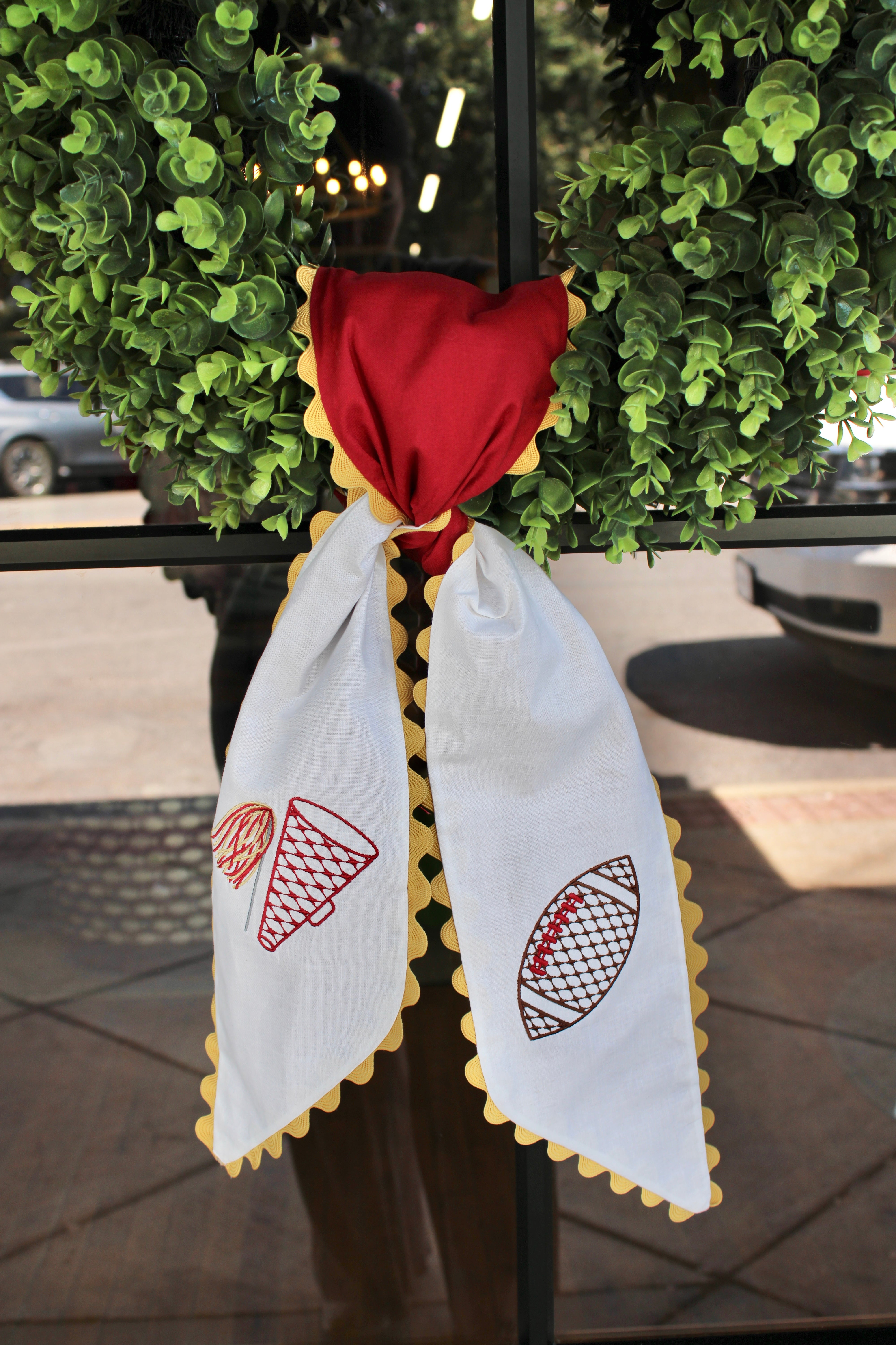 Marlowe Bespoke - Game Day Wreath Sash (FSU)