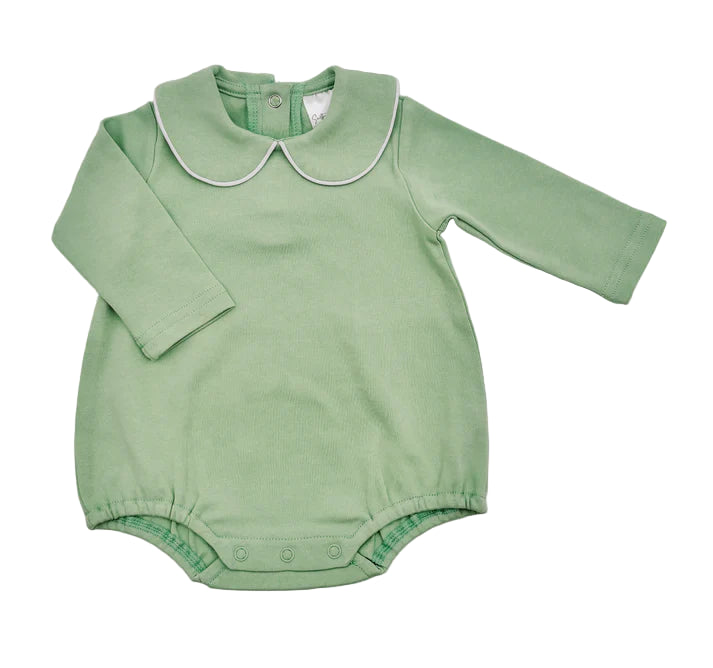 Long Sleeve Scalloped Bubble (Light Green)