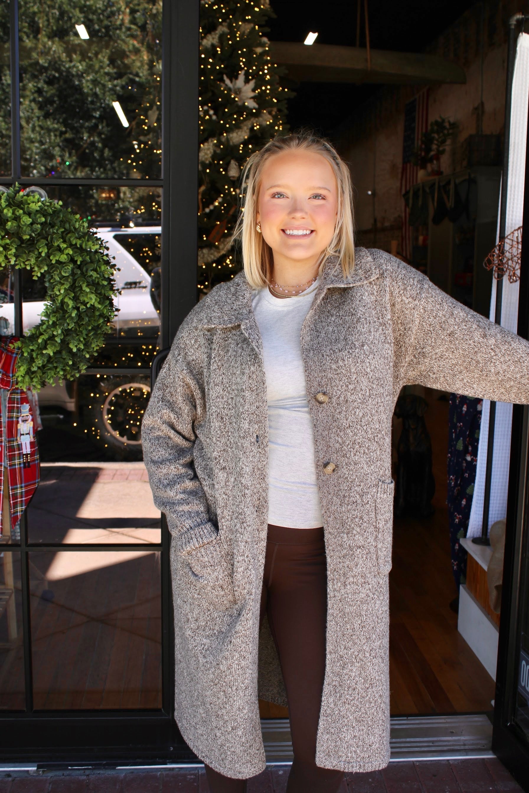 Monica Cardigan (Brown)