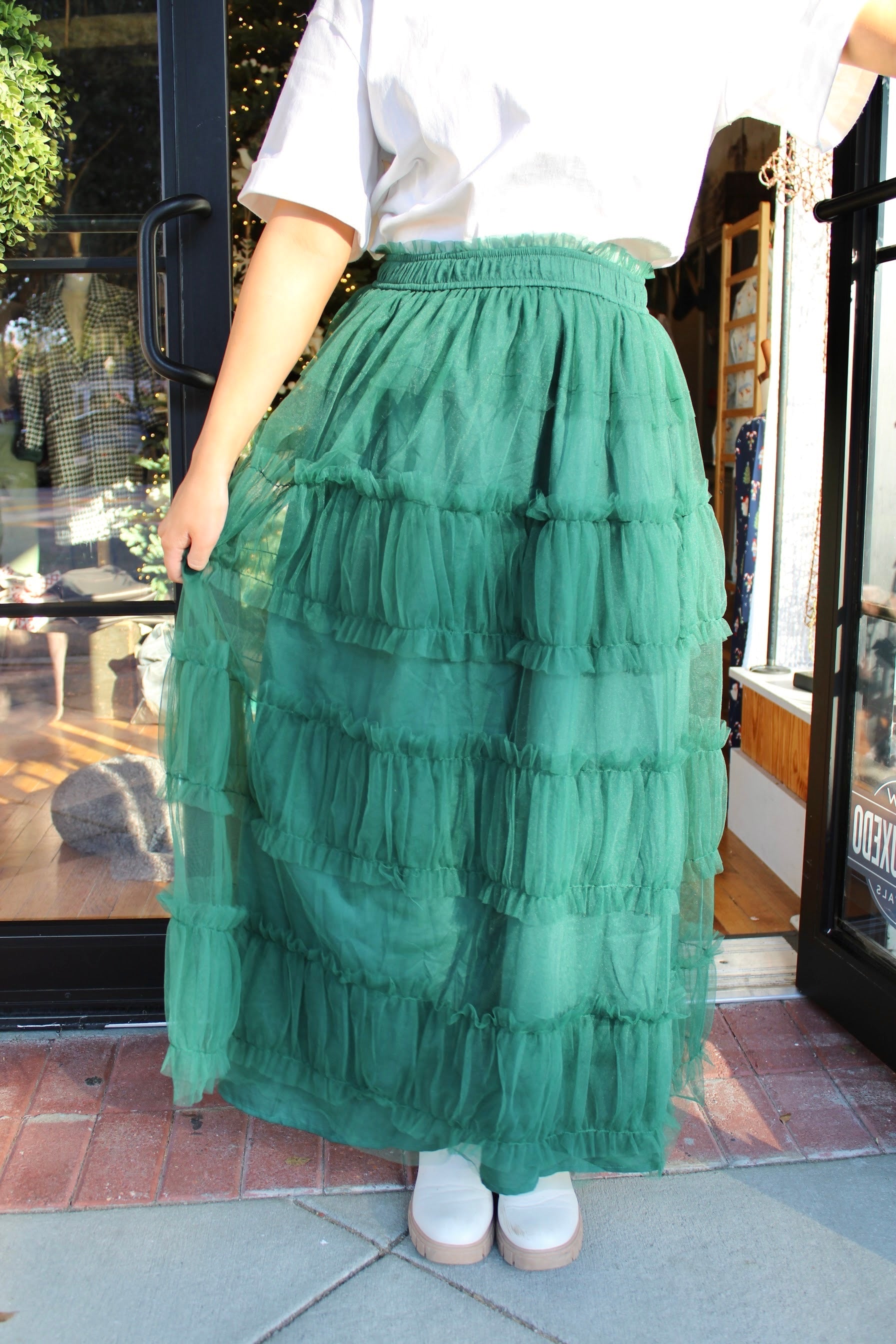 Beverly Skirt (Hunter Green)