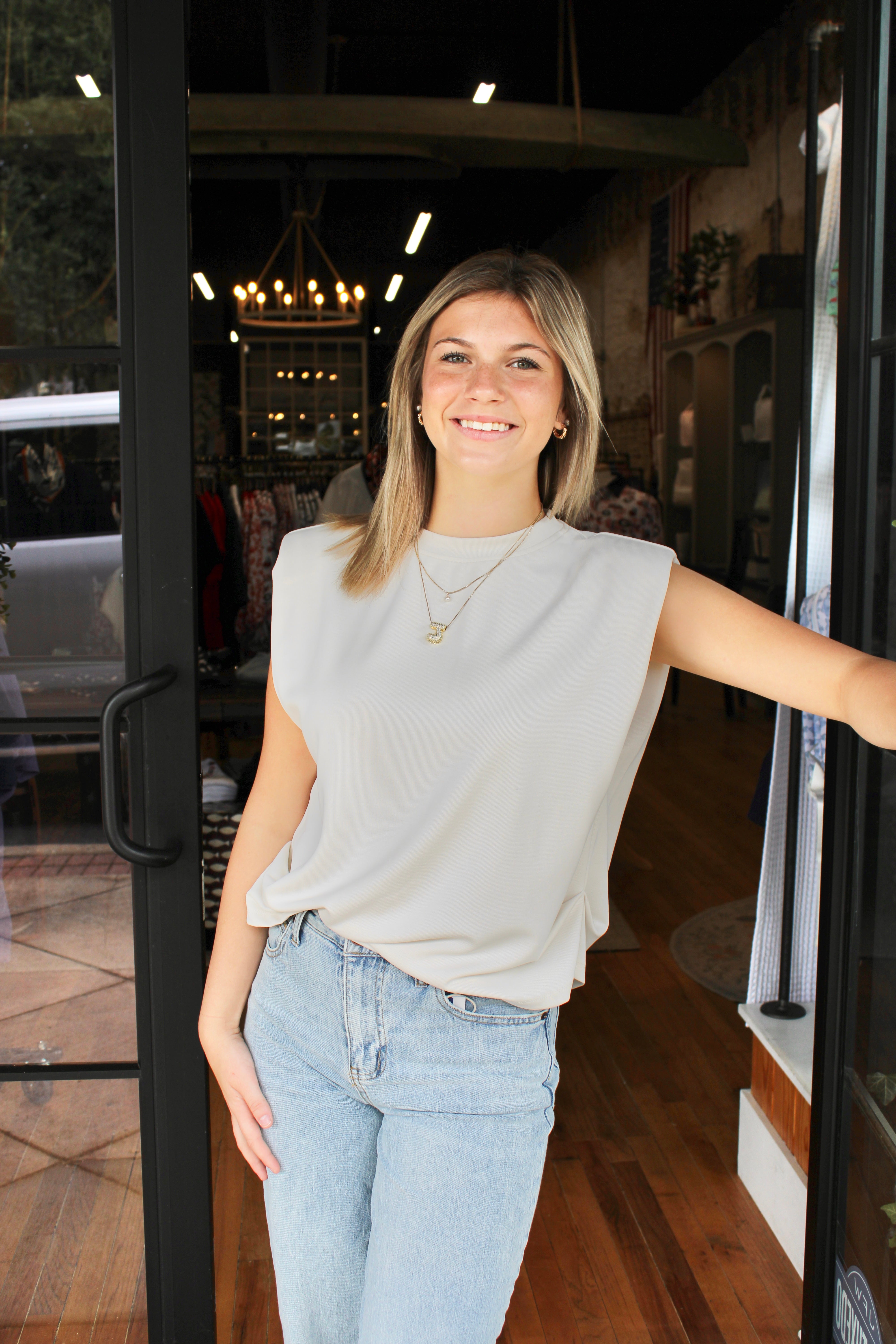 Taylor Top (Ivory)