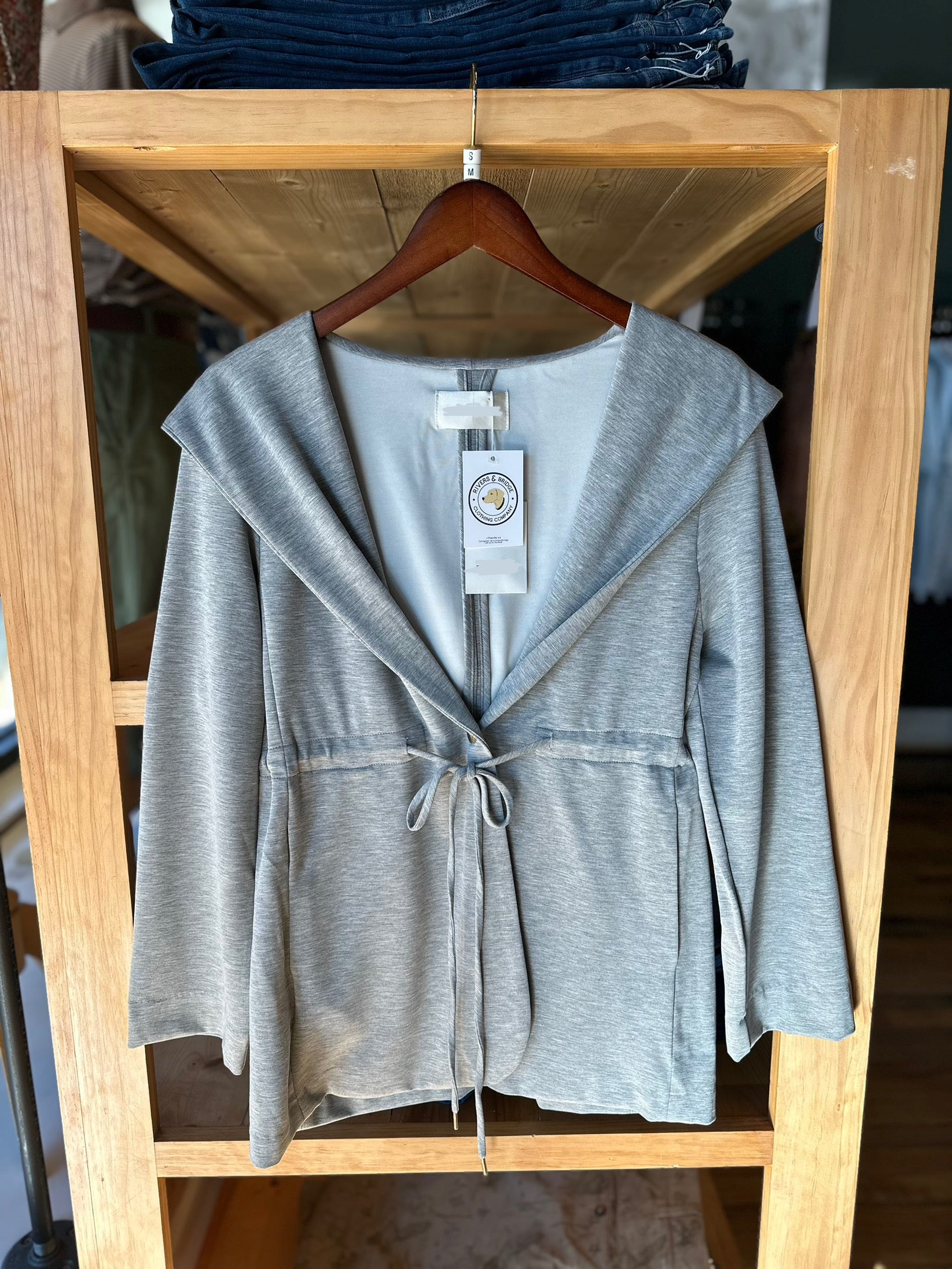 Marty Stretch Blazer - Grey