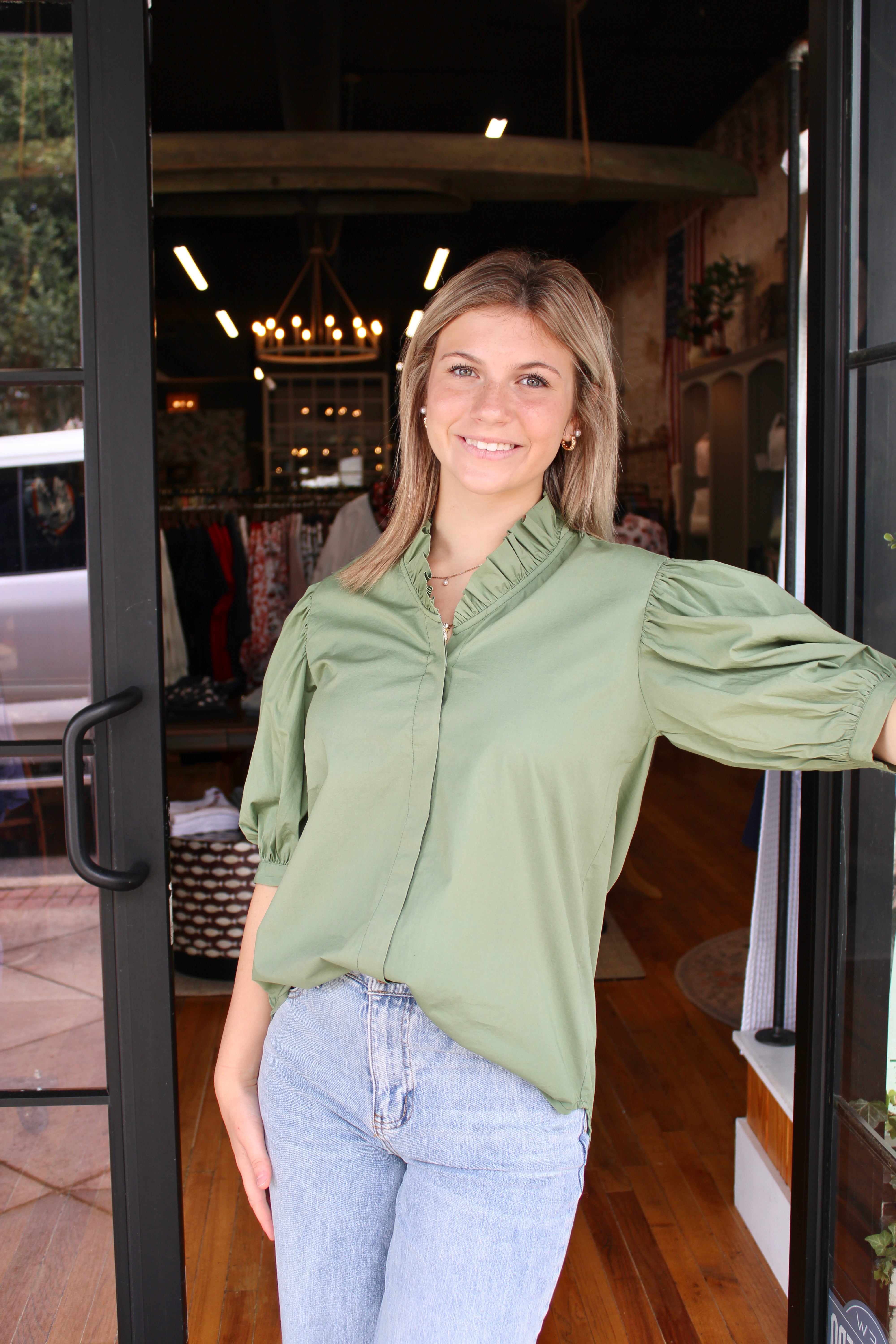 Holly Shae - Laura Top (Green)