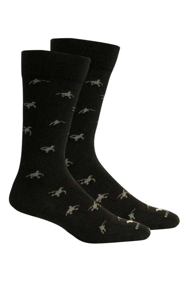 Brown Dog Socks - Hyde (Black)