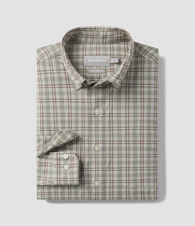 SSCO - Hillcrest Plaid Button Down (Burnt Olive)