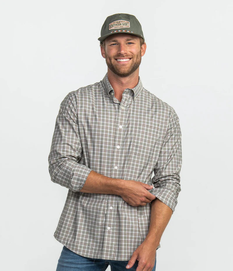 SSCO - Hillcrest Plaid Button Down (Burnt Olive)