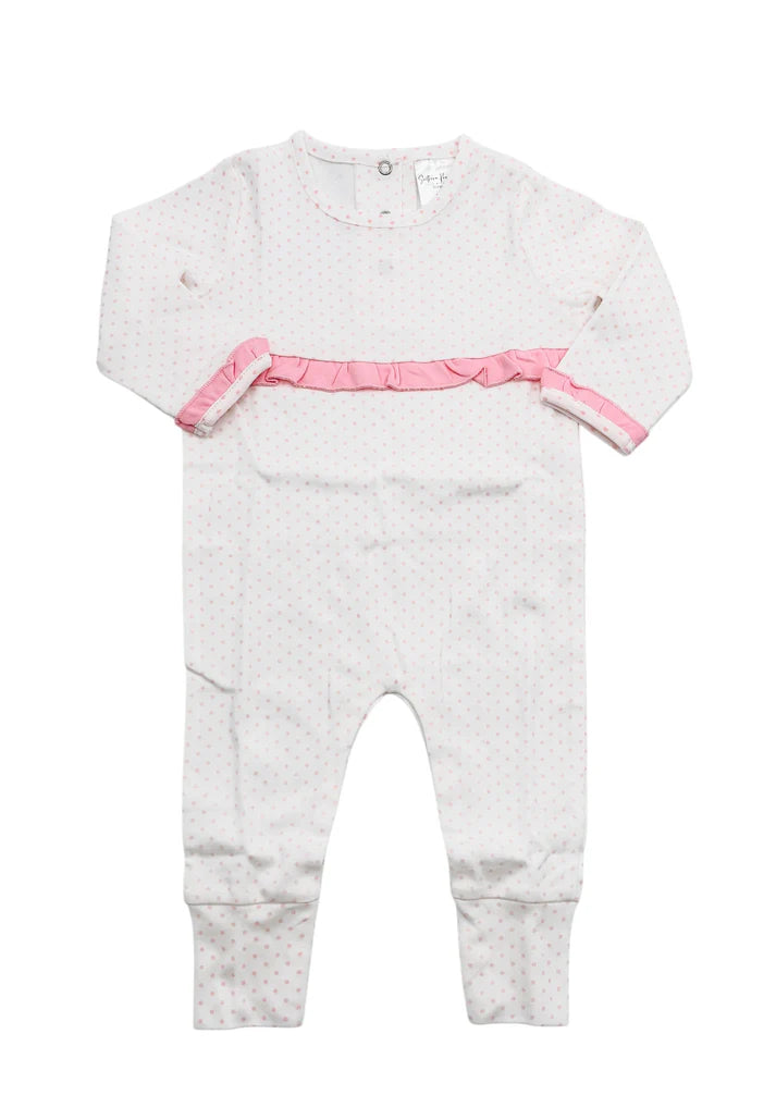 Bitty Dot Romper (Pink)