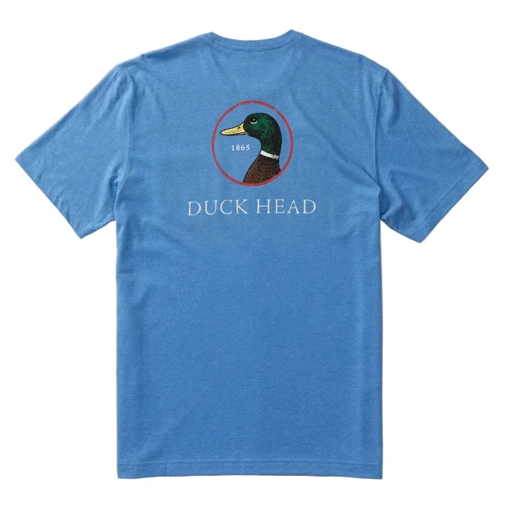 Duck Head - Logo Tee (Lake Blue Heather)