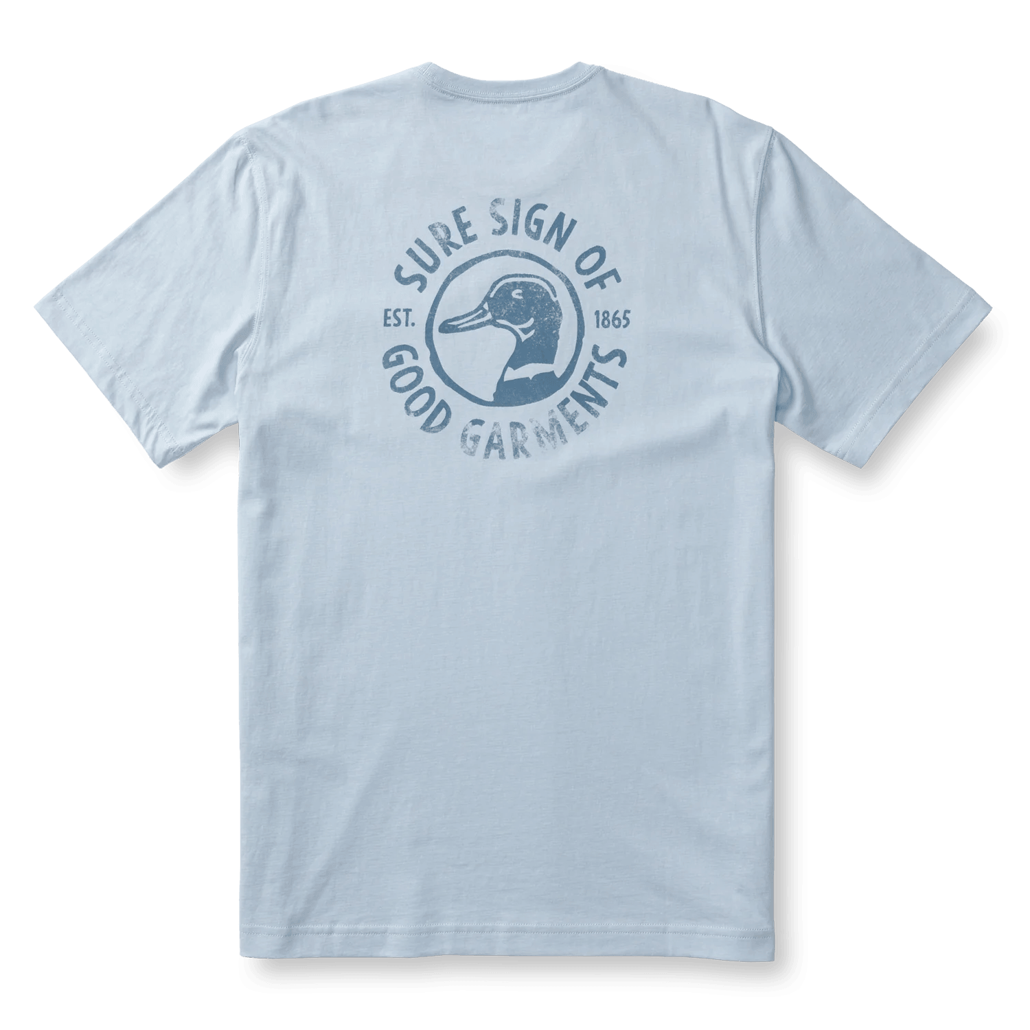 Duck Head - Sure Sign Tee (Light Blue)