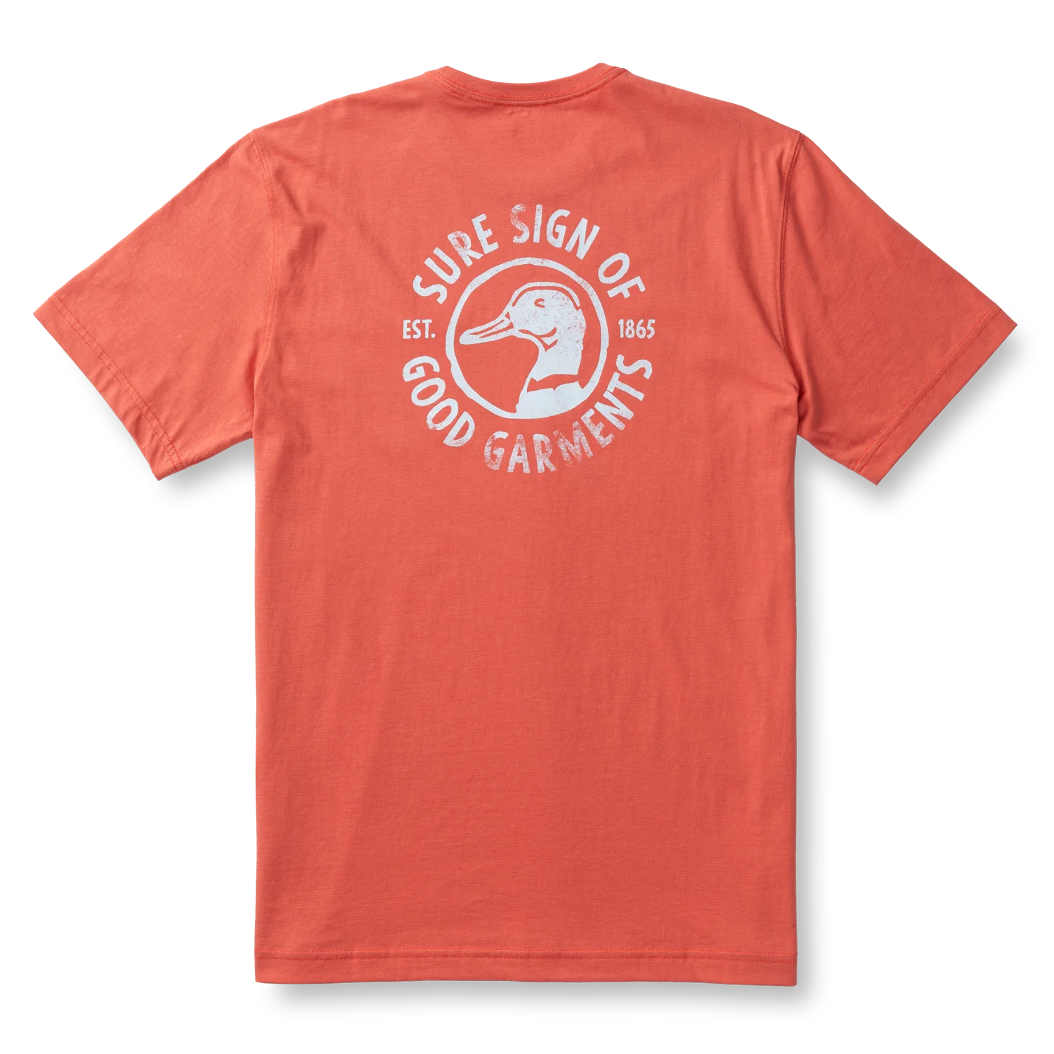 Duck Head - Sure Sign Tee (Sunwashed Red)