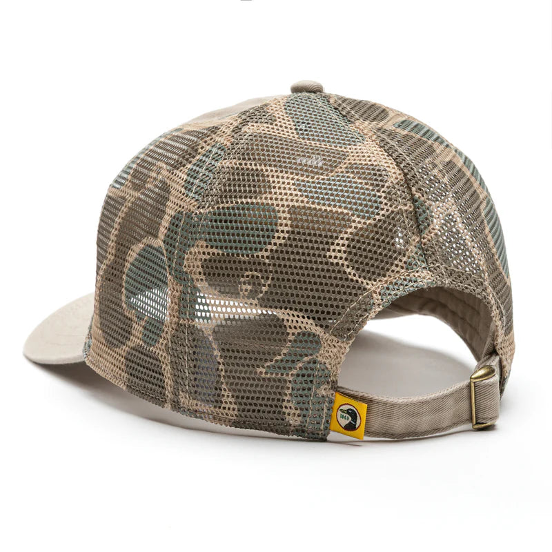 Duck Head - Camo Mesh Trucker Hat (Stone)