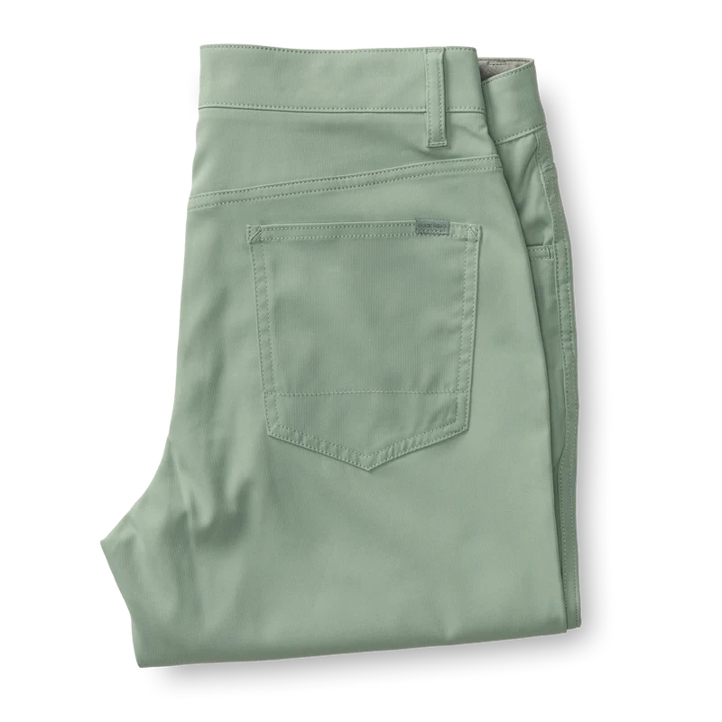 Duck Head - Long Drive Performance Five Pocket Pant (Spring Olive)