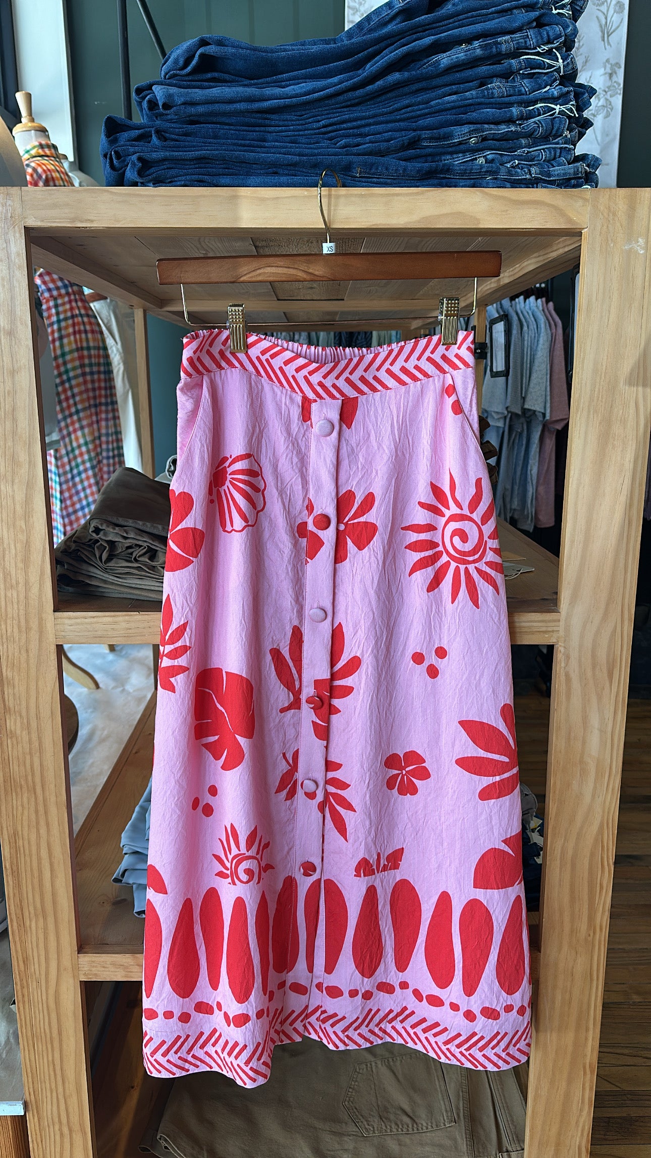 Katelyn Skirt (Pink/Red) *final sale*