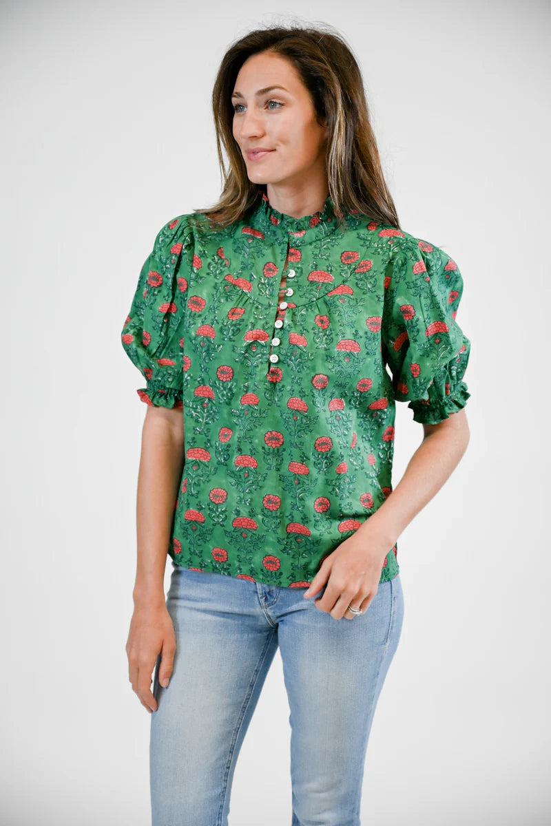 Victoria Dunn - Ellie Blouse (Woodland)