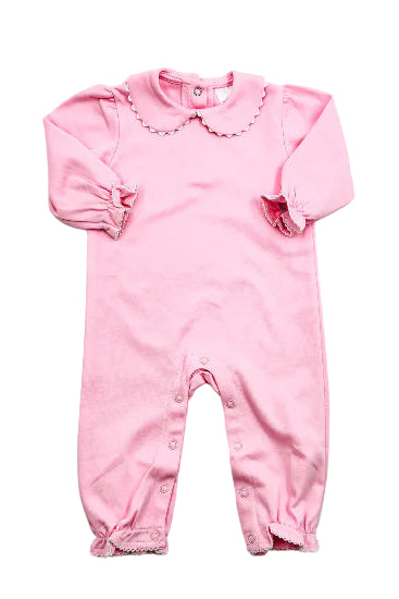 Scalloped Romper (Pink)