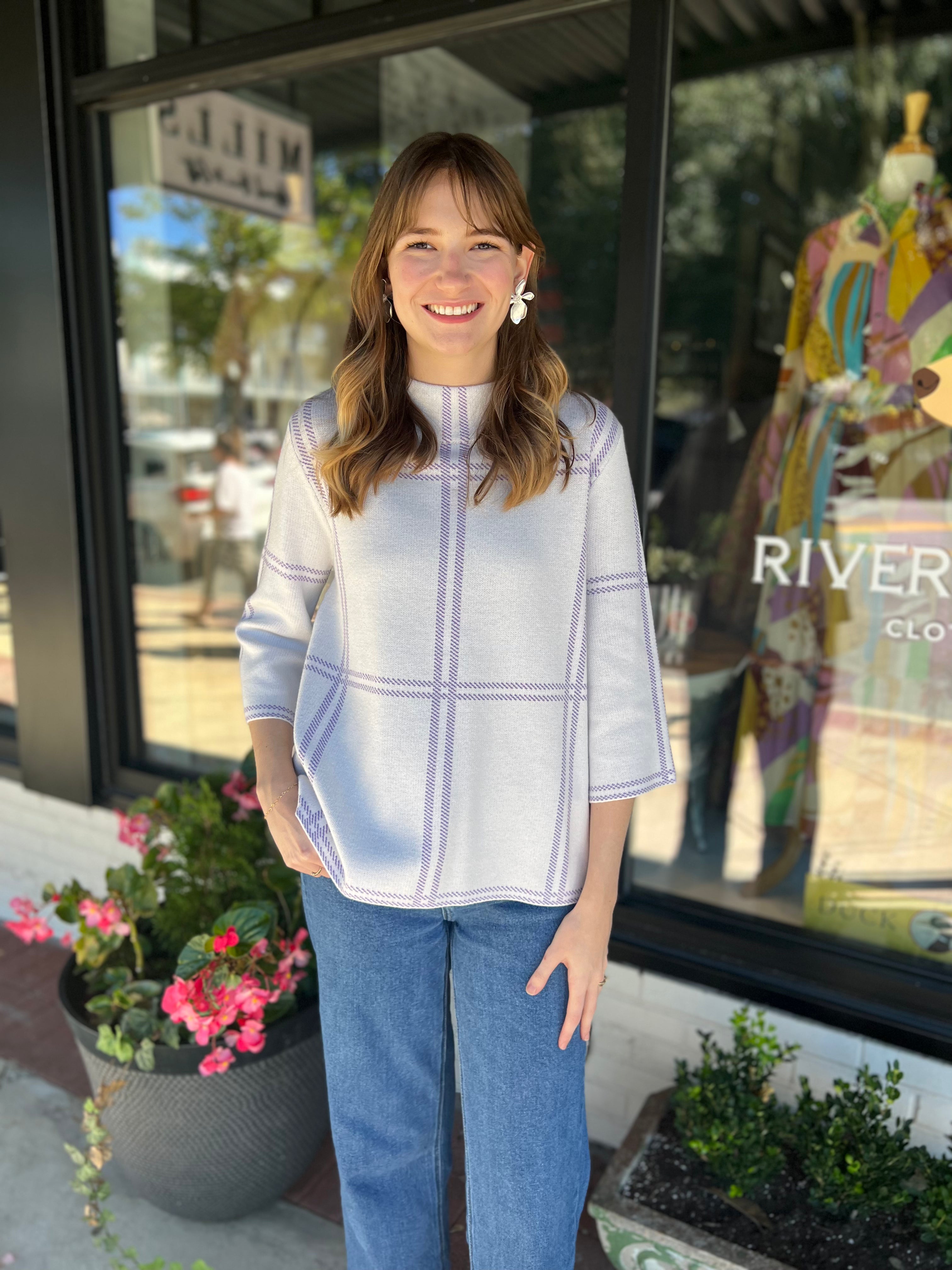 The Olivia Sweater -Lavender
