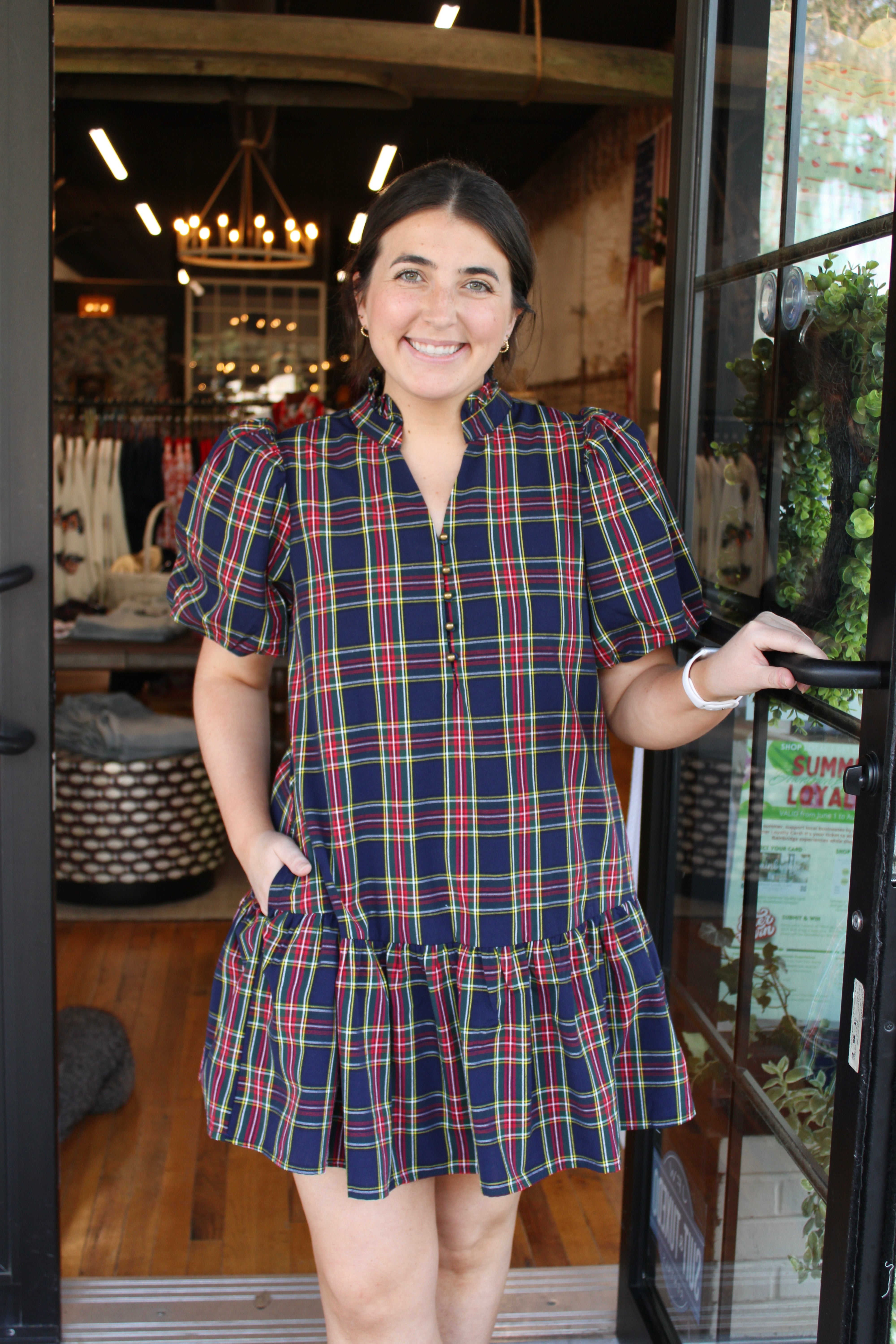 Rosie Dress (Navy)