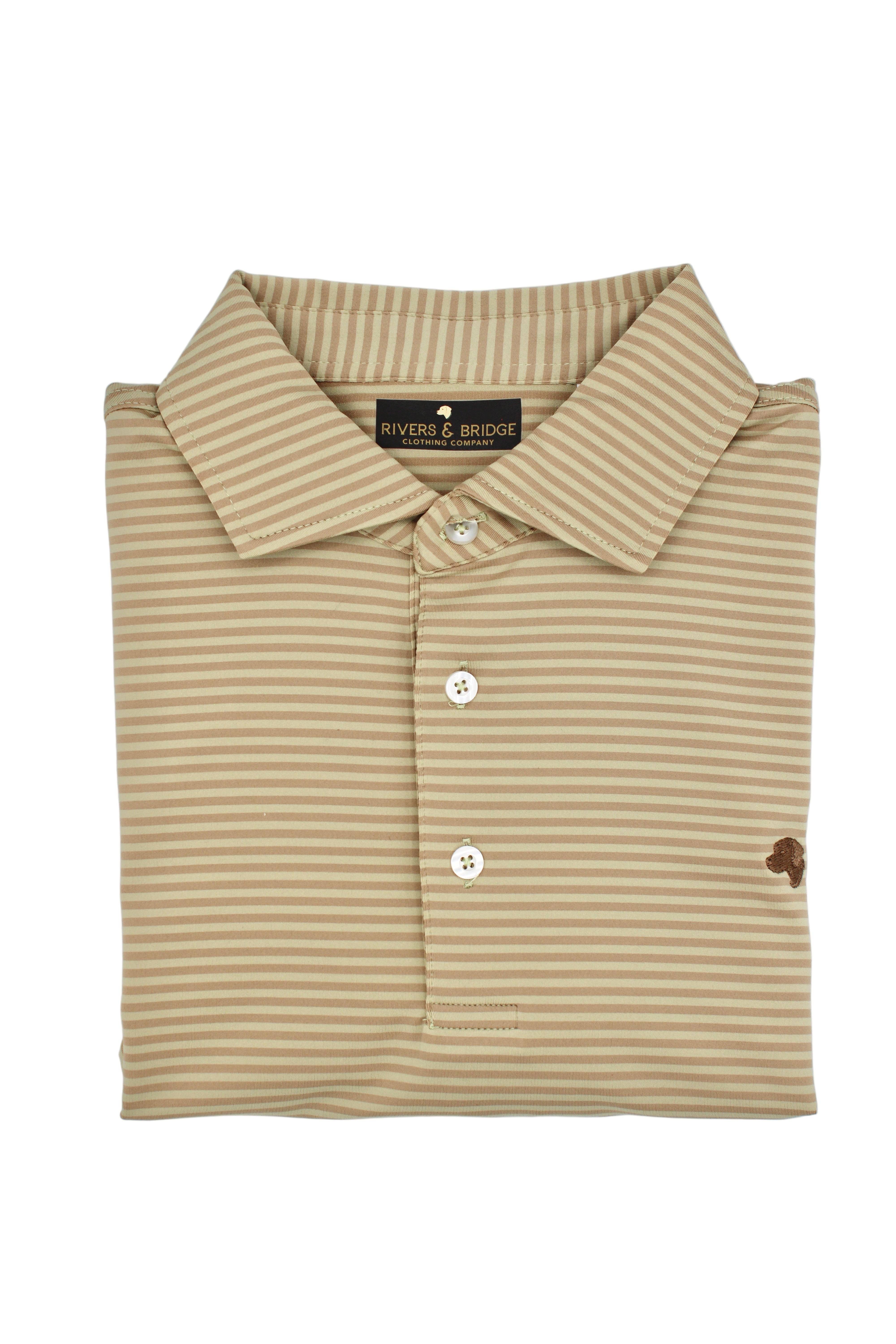 Rivers & Bridge - Performance Polo (Loden/Khaki)