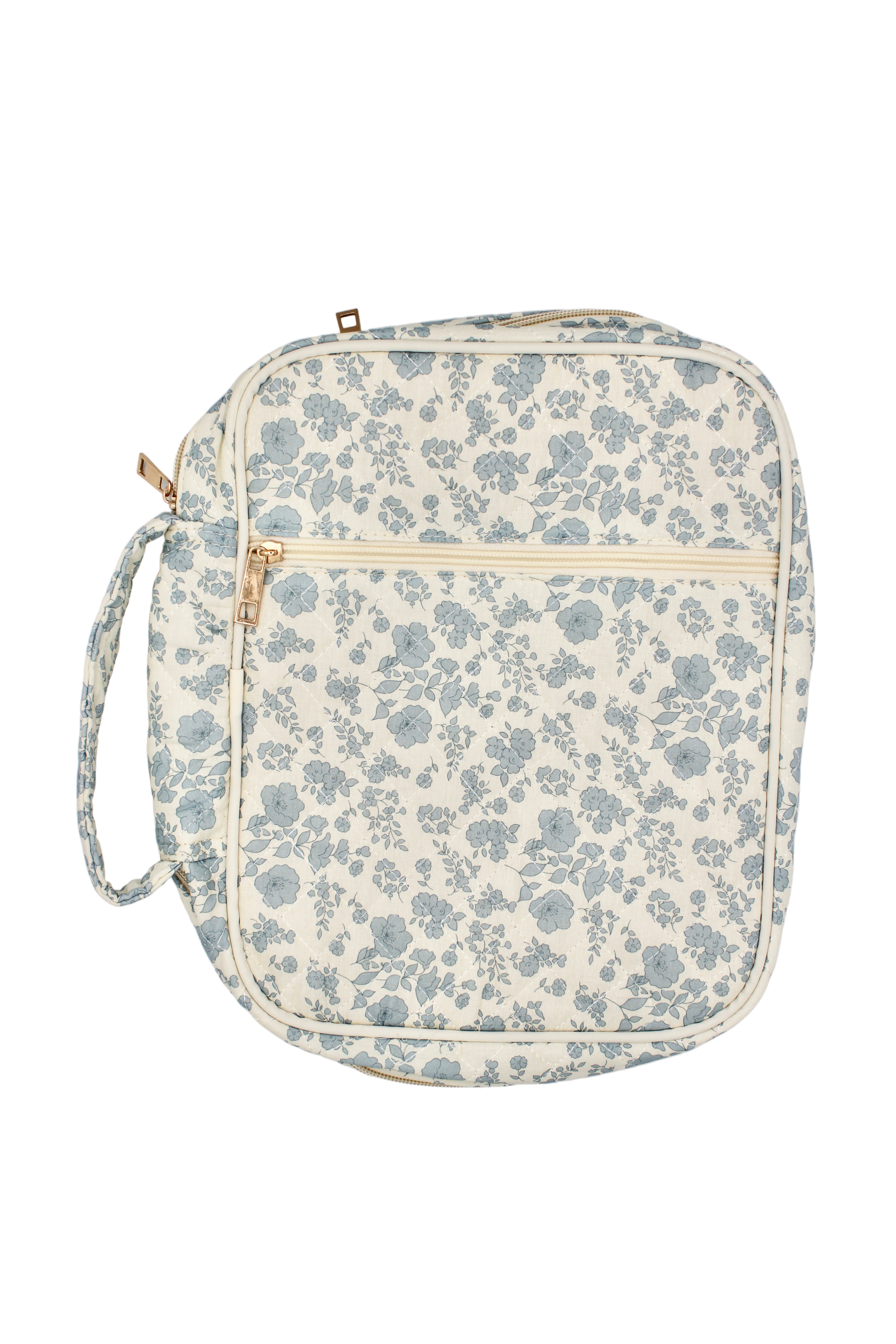 Bible Cover (Blue and White Floral)