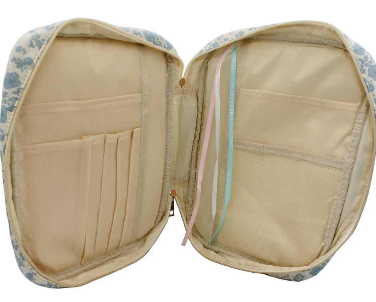 Bible Cover (Blue and White Floral)