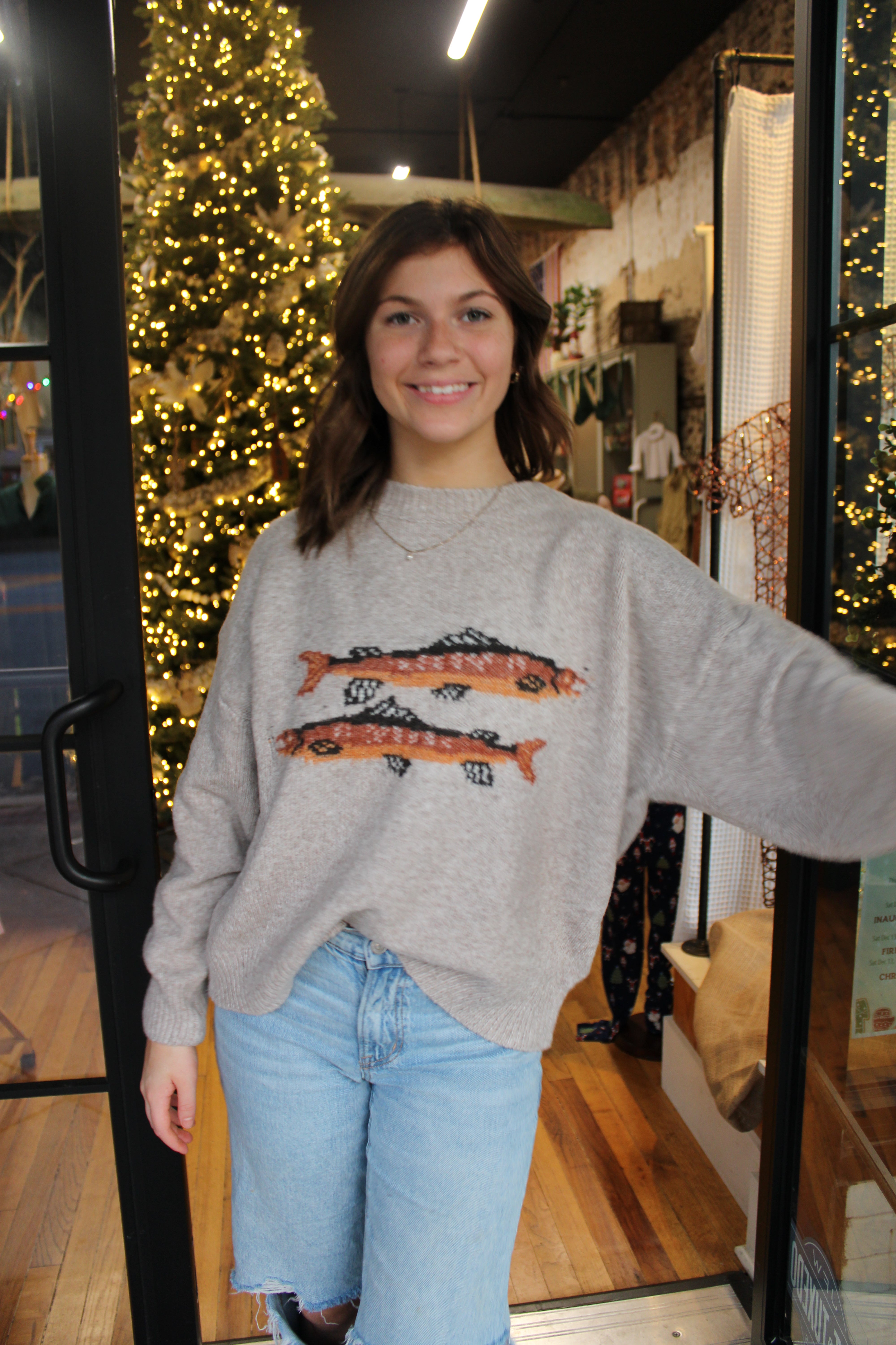 Trout Sweater - Oatmeal