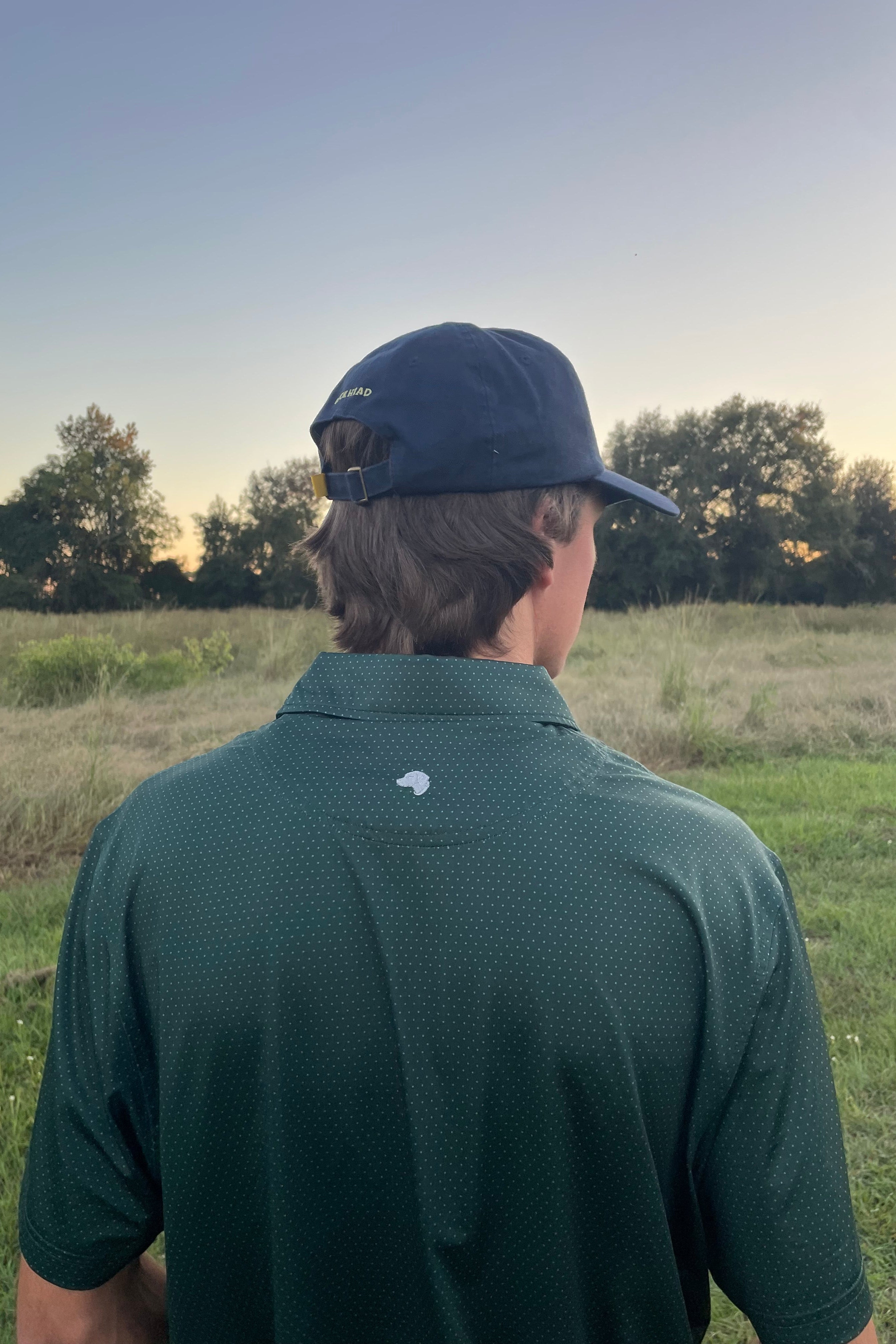 Rivers & Bridge Performance Polo (Hunter Green/Silver)