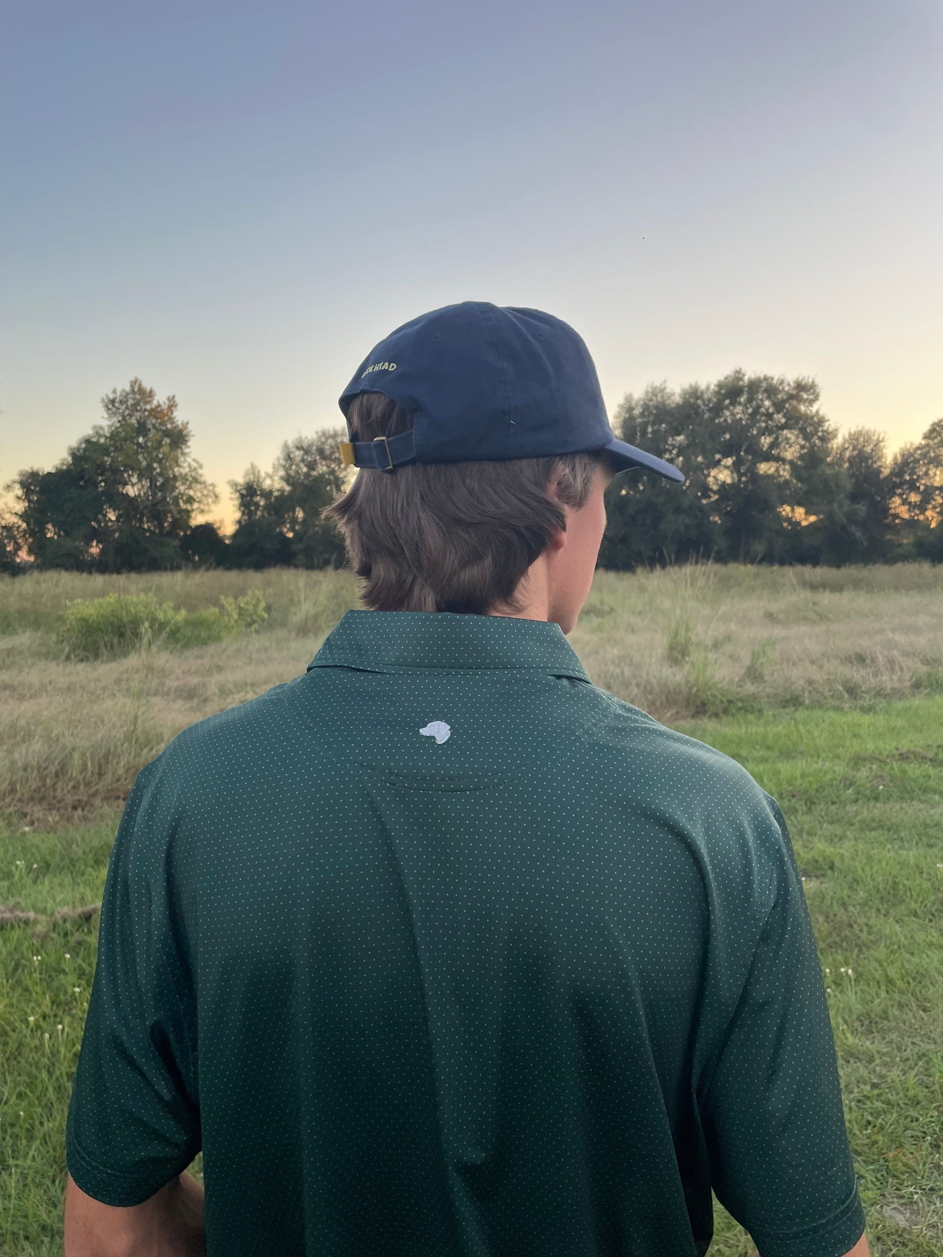 Rivers & Bridge Performance Polo (Hunter Green/Silver)