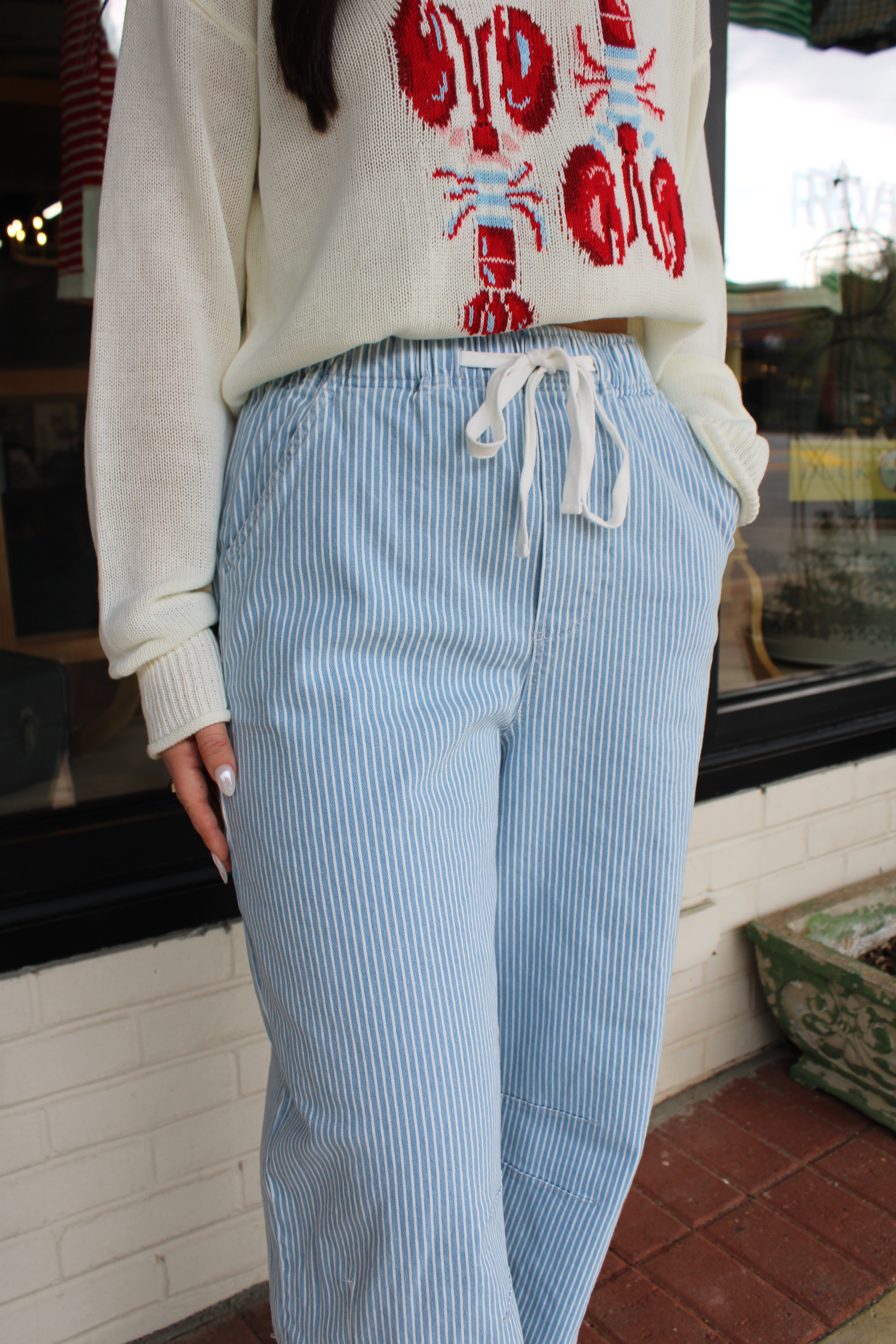 Katie Pinstripe Denim