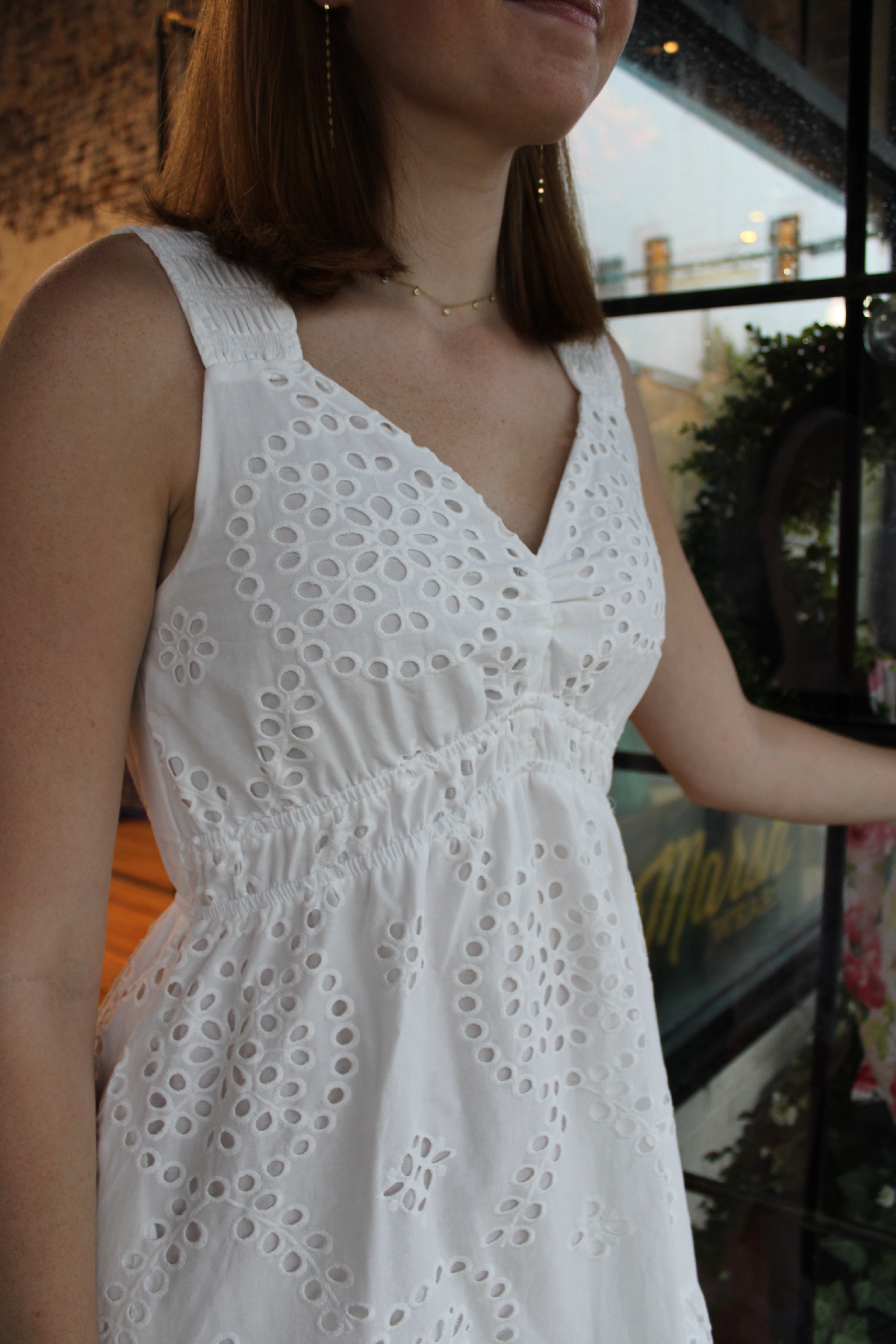 Whitney Dress - White